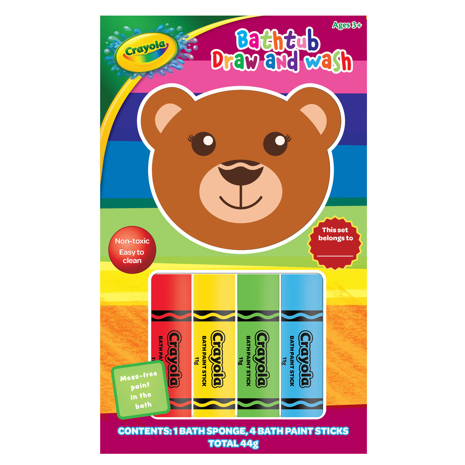 Crayola Bathtub Draw & Wash Set 5 piece
