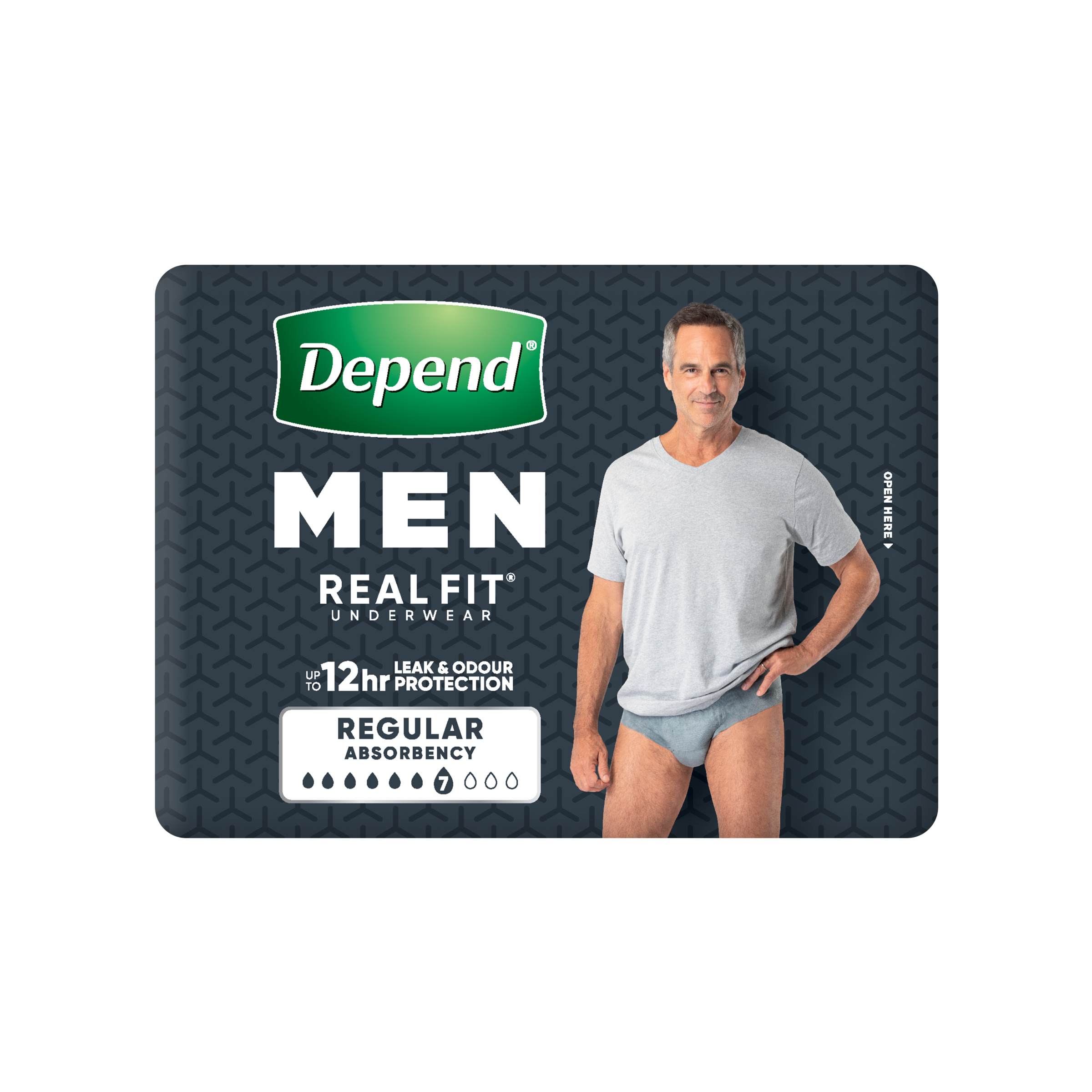 Depend Underwear RealFit Male Medium 8 pack - Image 3