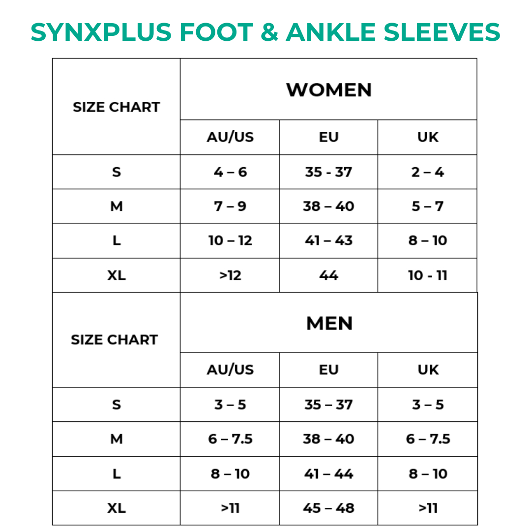 SynxBody Synxplus Foot and Ankle Sleeve - Nude Small 1 pair - Image 5