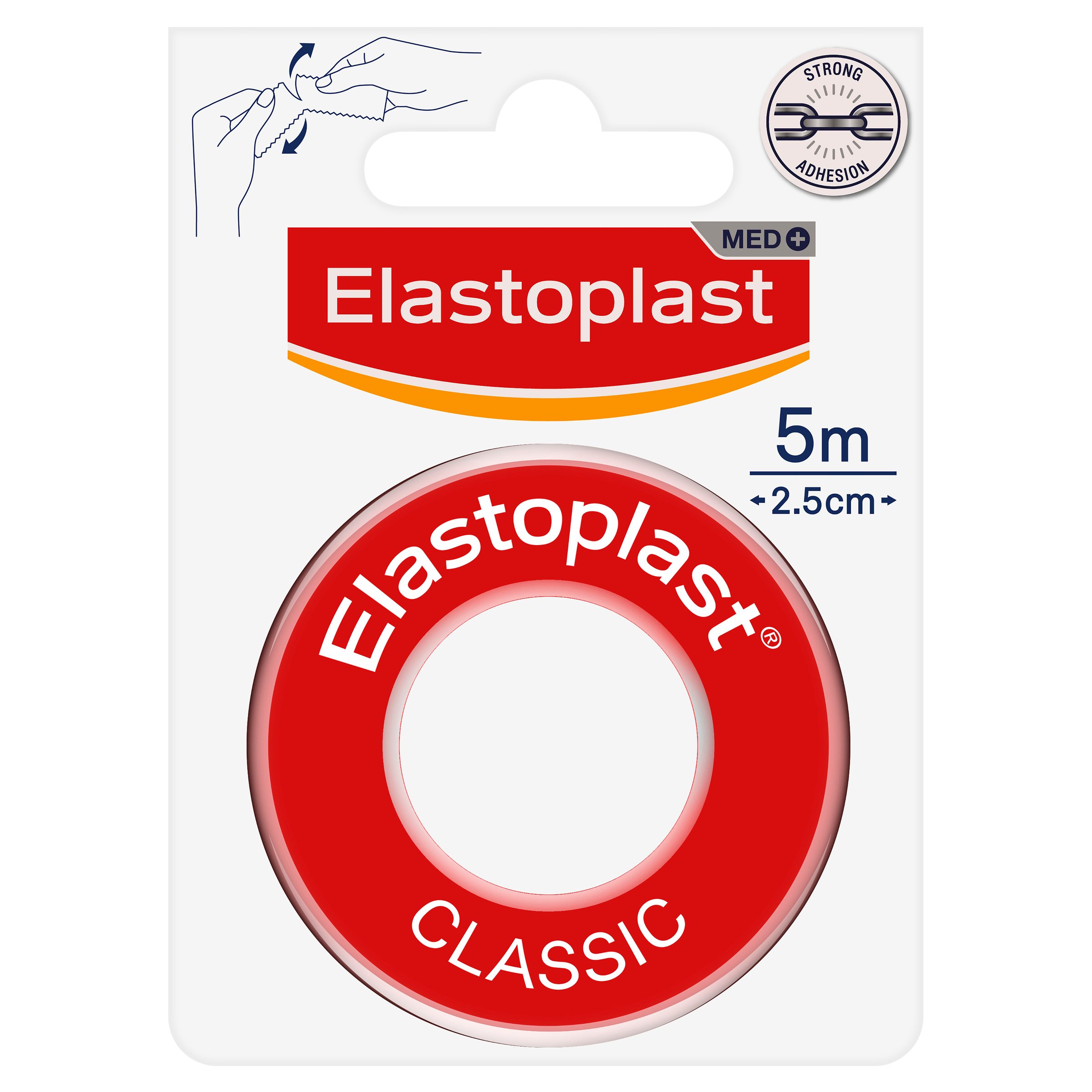 Elastoplast Classic Tape 5m X 2.5cm - 1 roll - Image 1