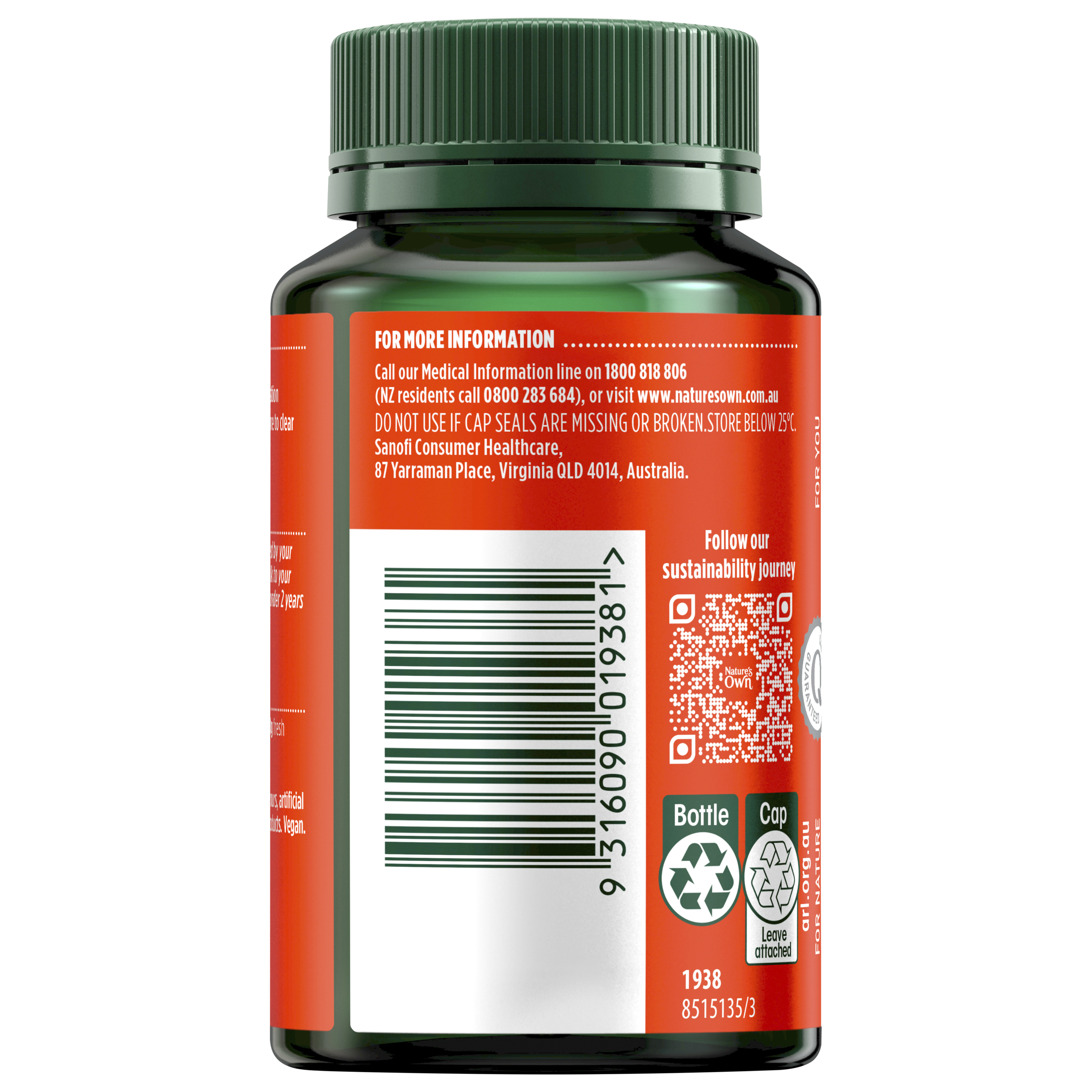 Nature's Own High Strength Garlic 10,000mg - 100 tablets - Image 3
