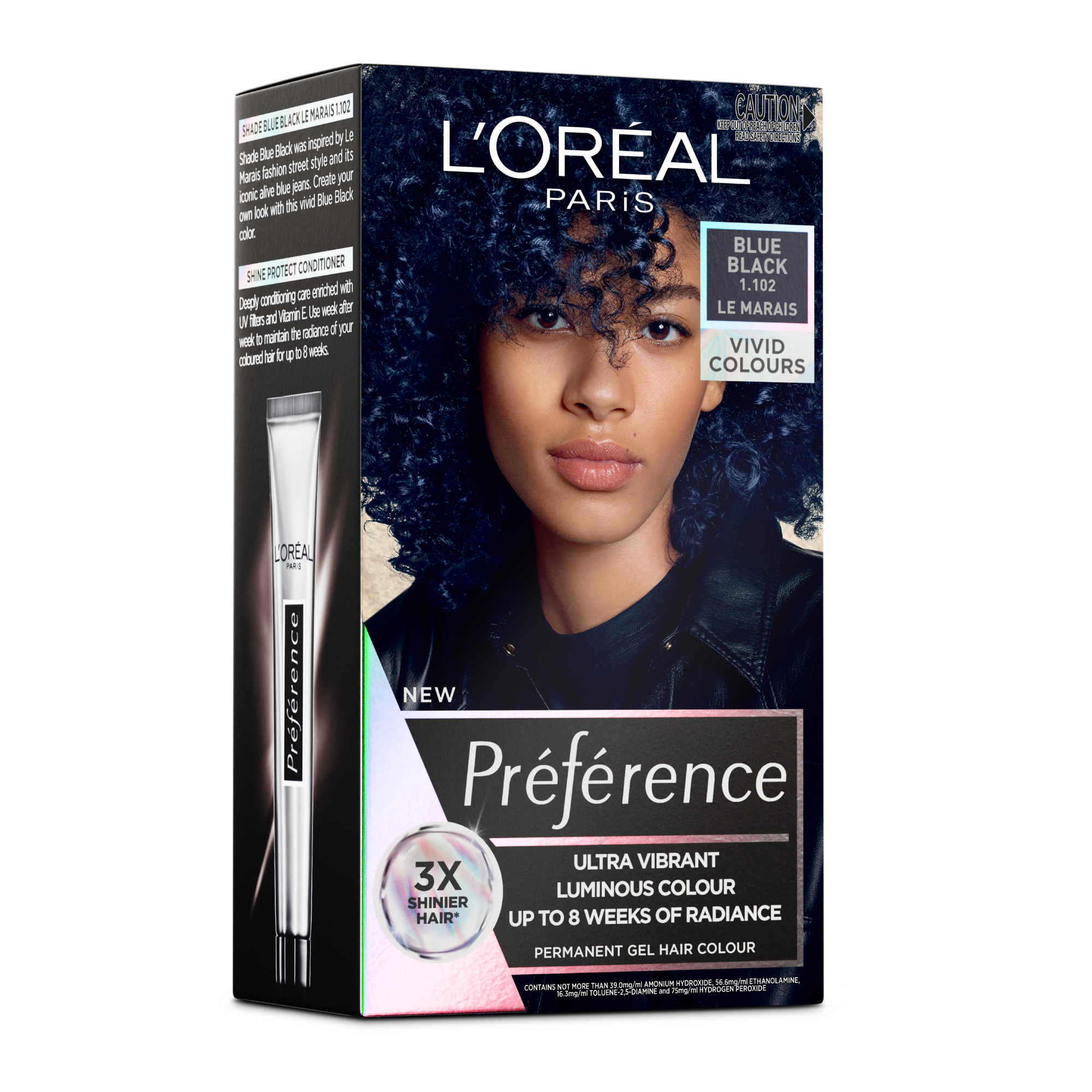 L'Oreal Paris Preference Vivids Blue Black 1.102 - 1 each - Image 7