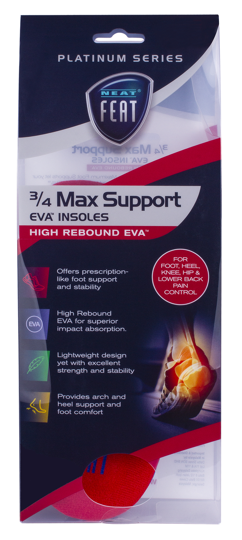 Neat Feat Platinum Maximum Foot Support Small 1 pair