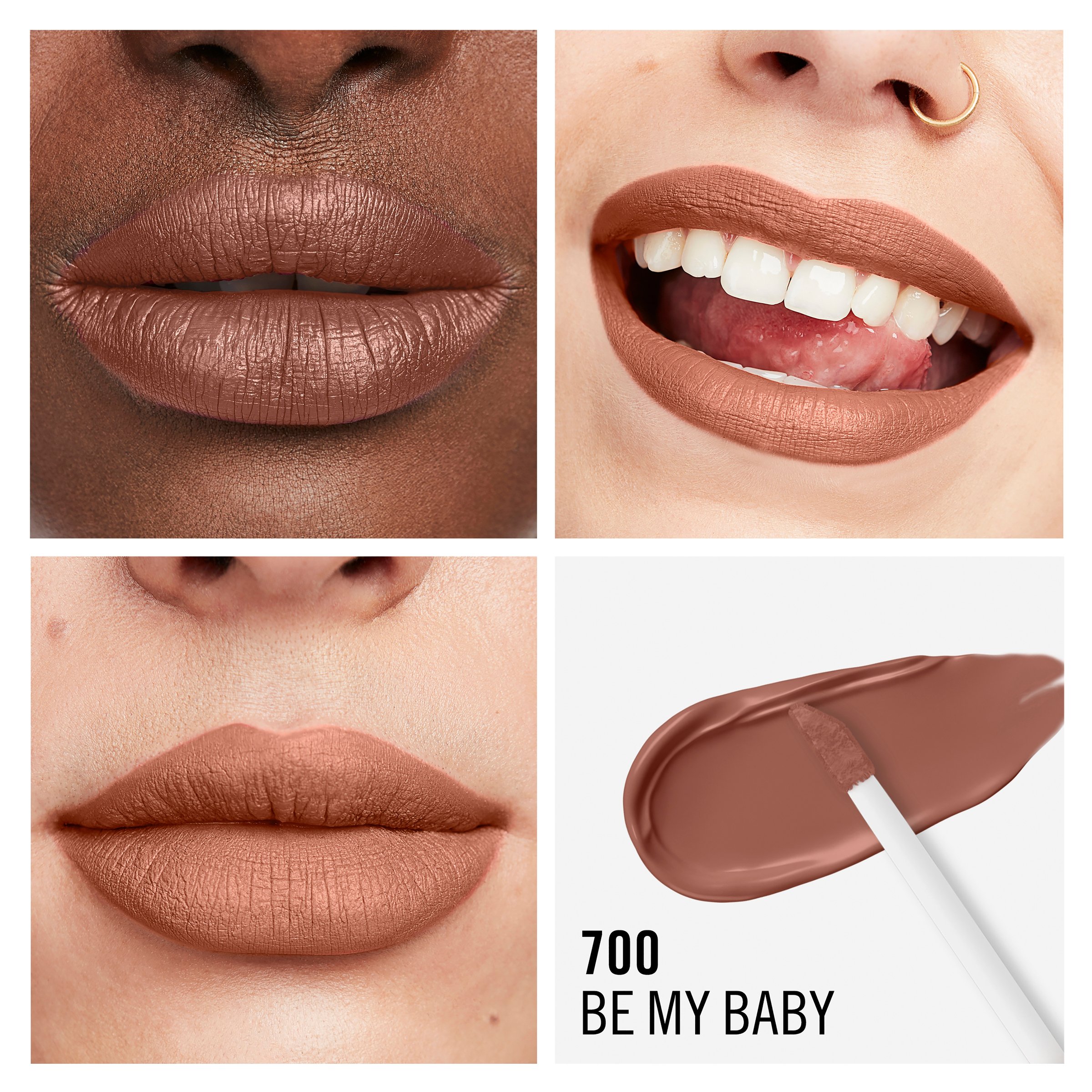 Rimmel Lasting Mega Matte Liquid Lipstick 700 Be My Baby 7.4ml - Image 5