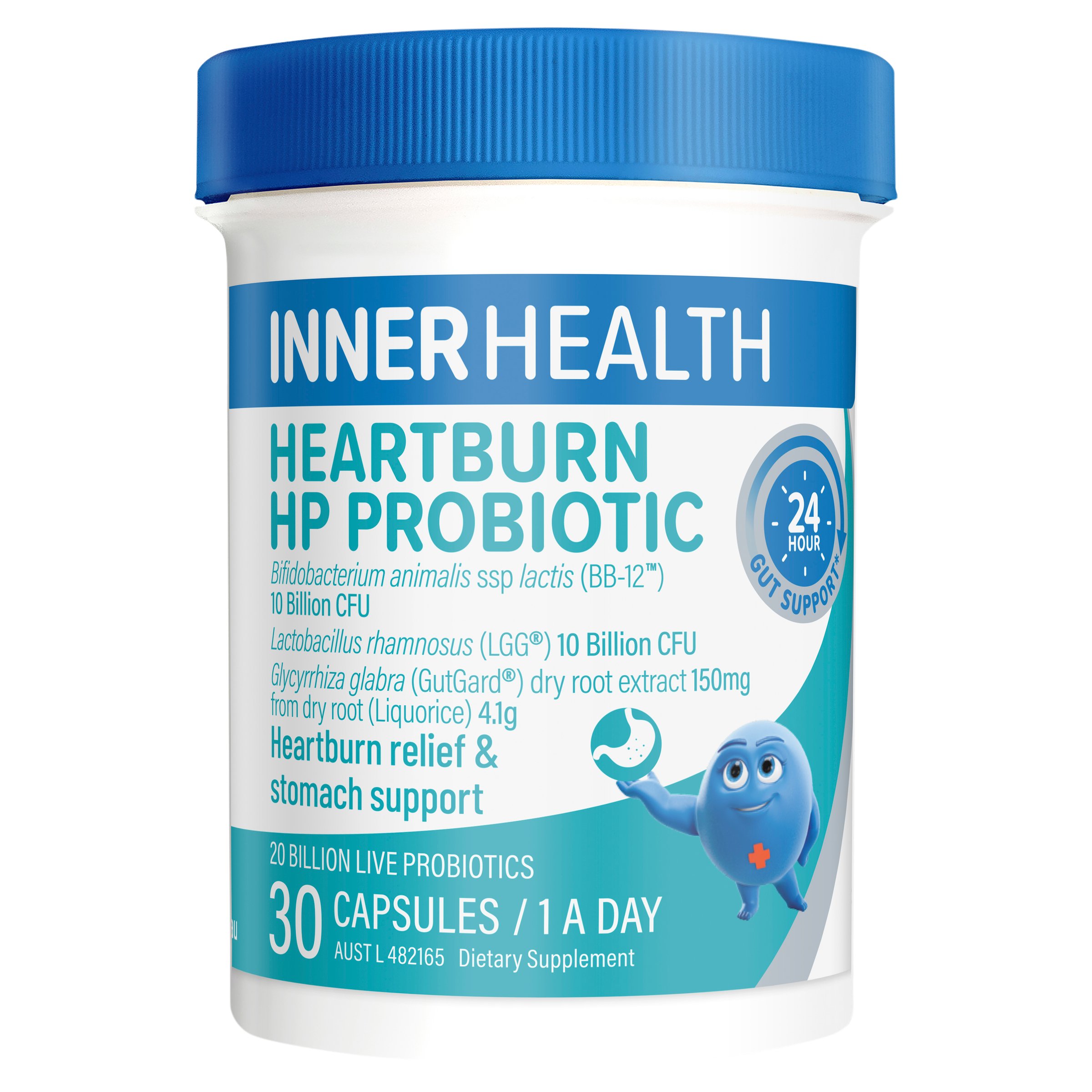 Inner Health Heartburn HP Probiotic 30 capsules - Image 1