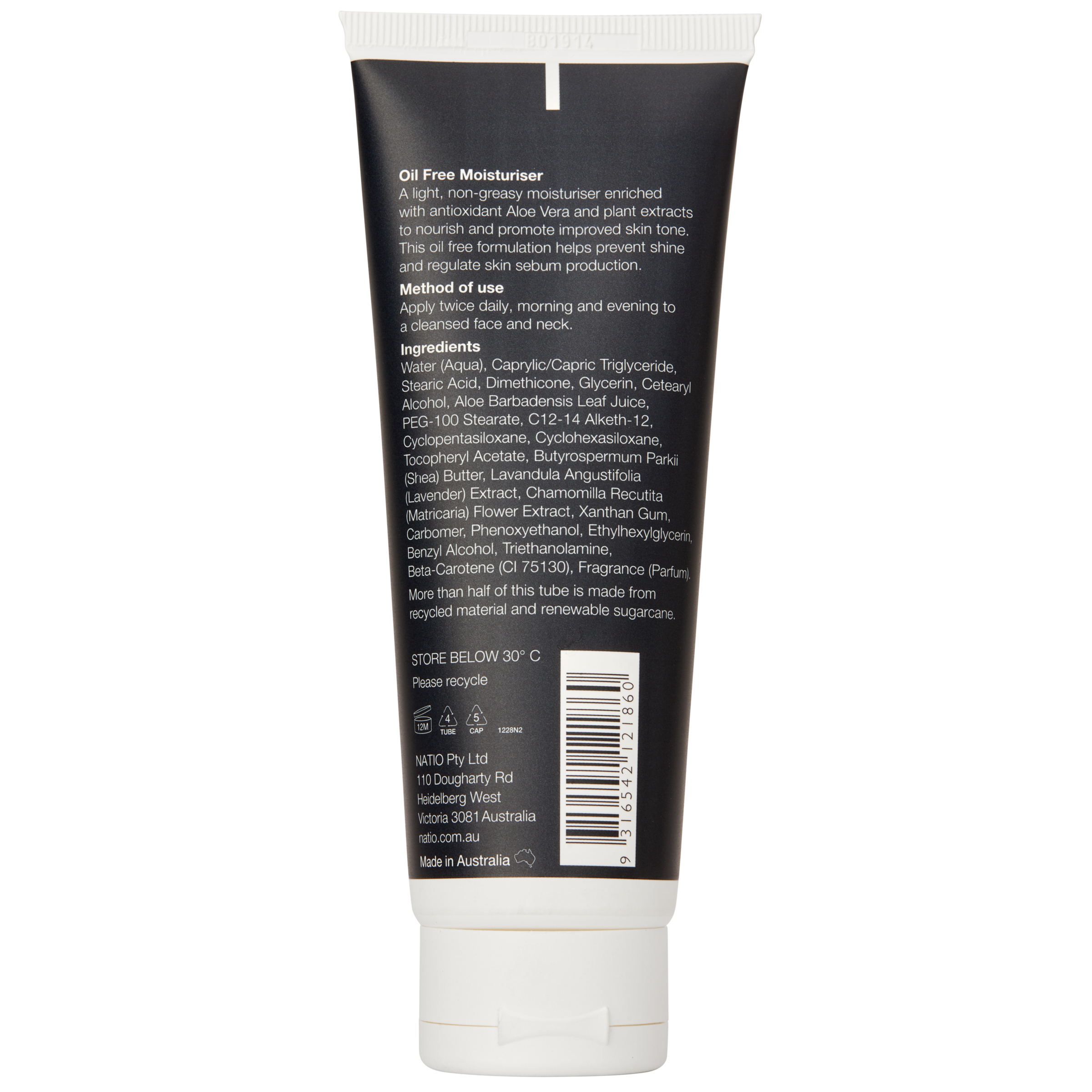 Natio Men Oil Free Moisturiser 100g - Image 2