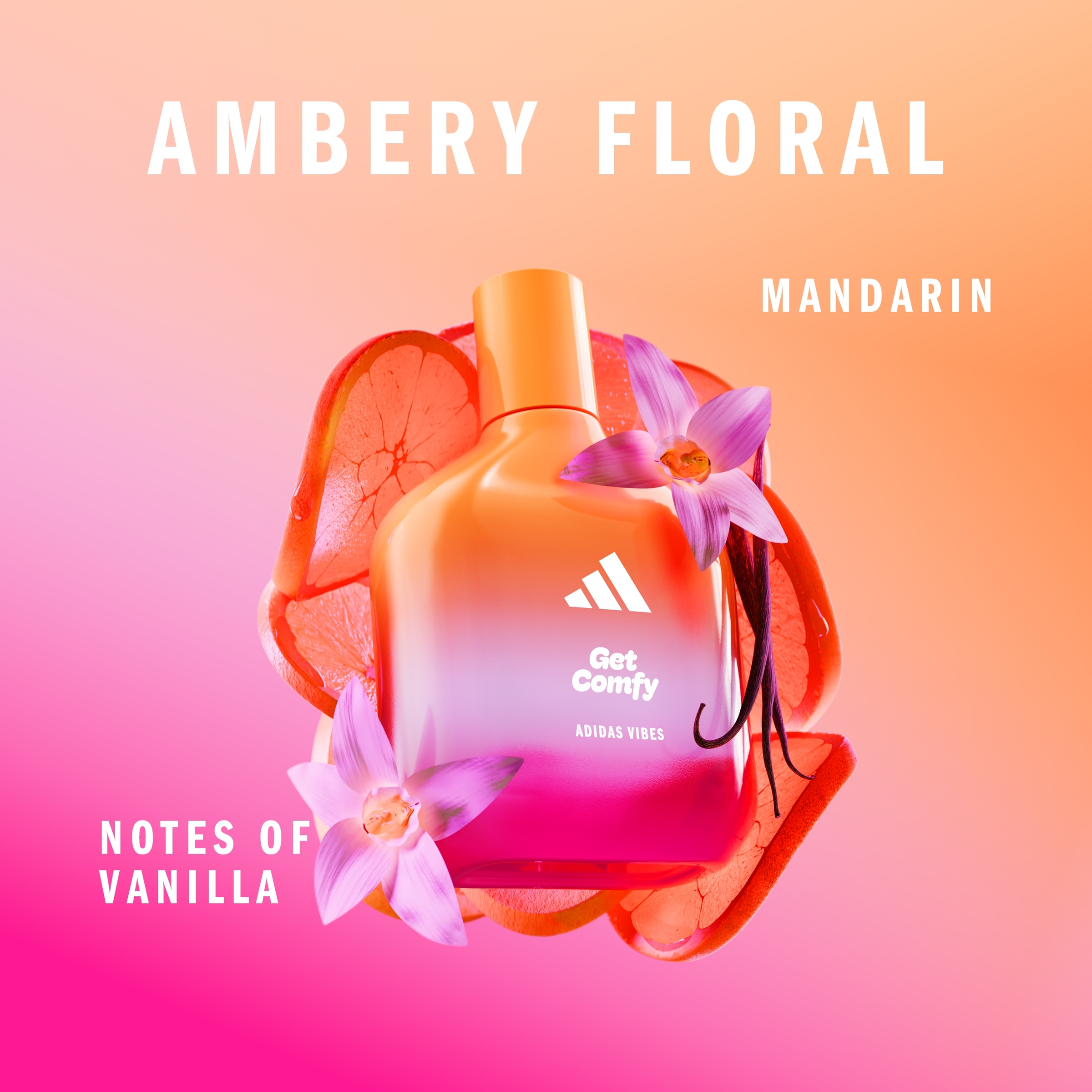 Adidas Vibes Get Comfy EDP Spray 100ml - Image 4