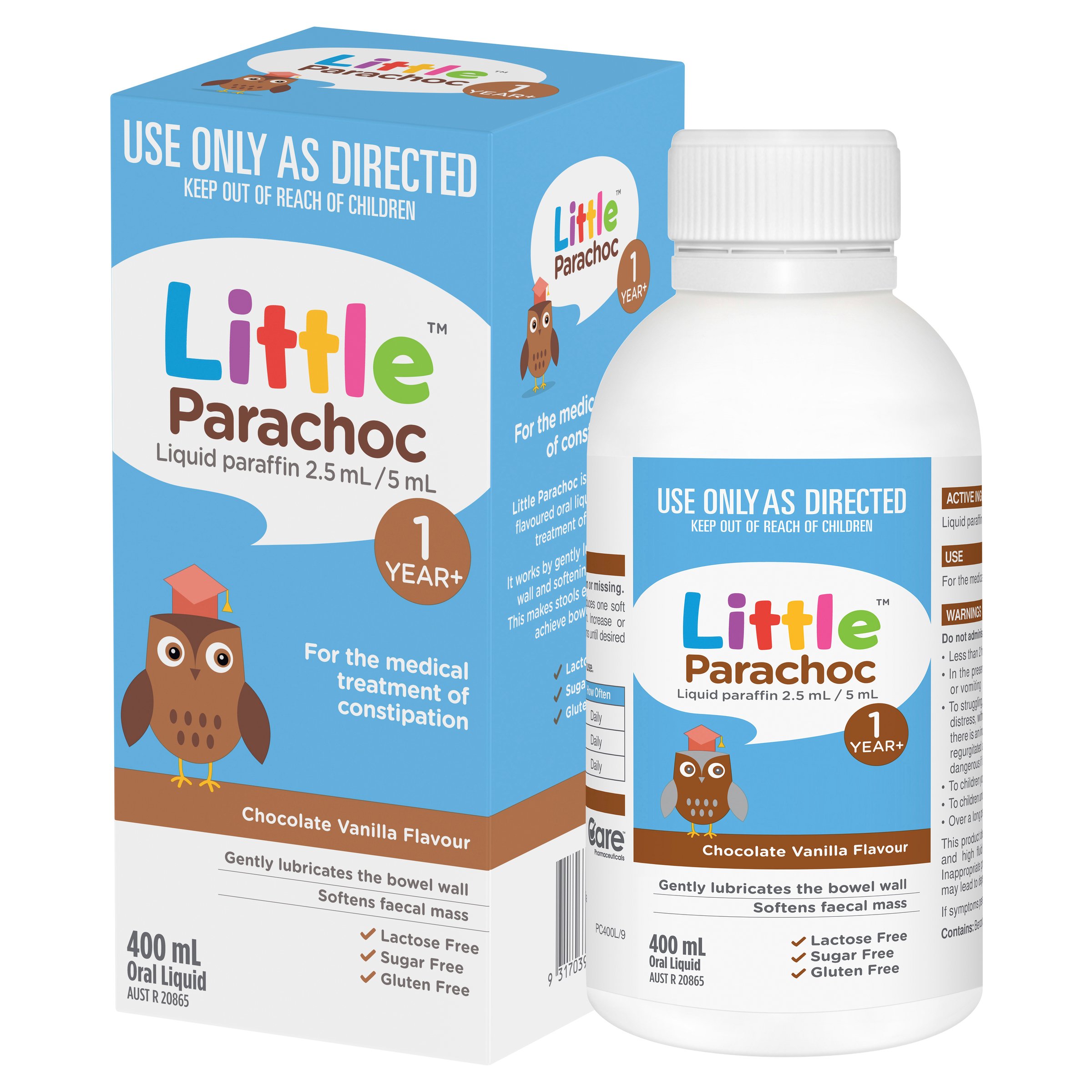 Parachoc Children Emulsion Oral Liquid Chocolate Vanilla Flavoured 400ml - Image 3