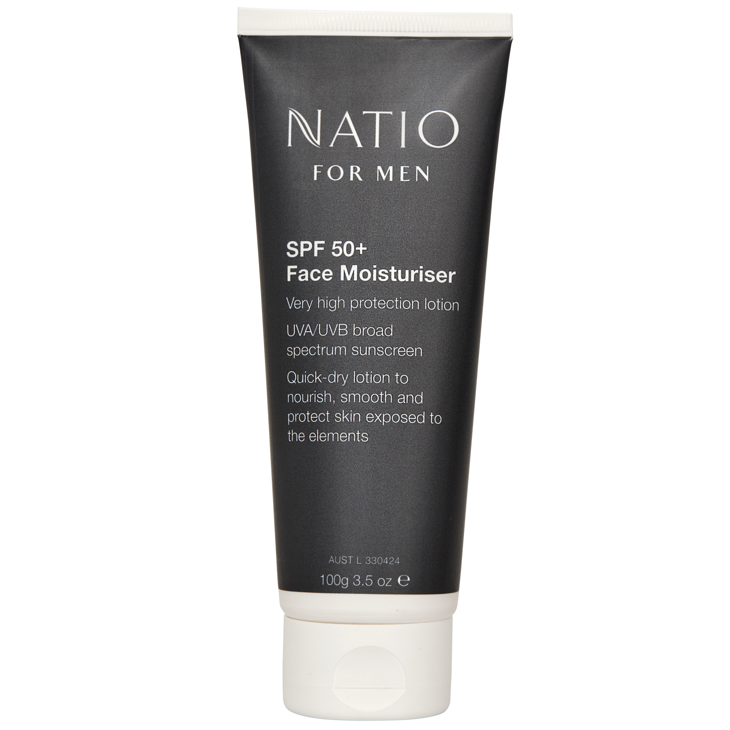Natio For Men SPF 50+ Face Moisturiser 100ml - Image 1