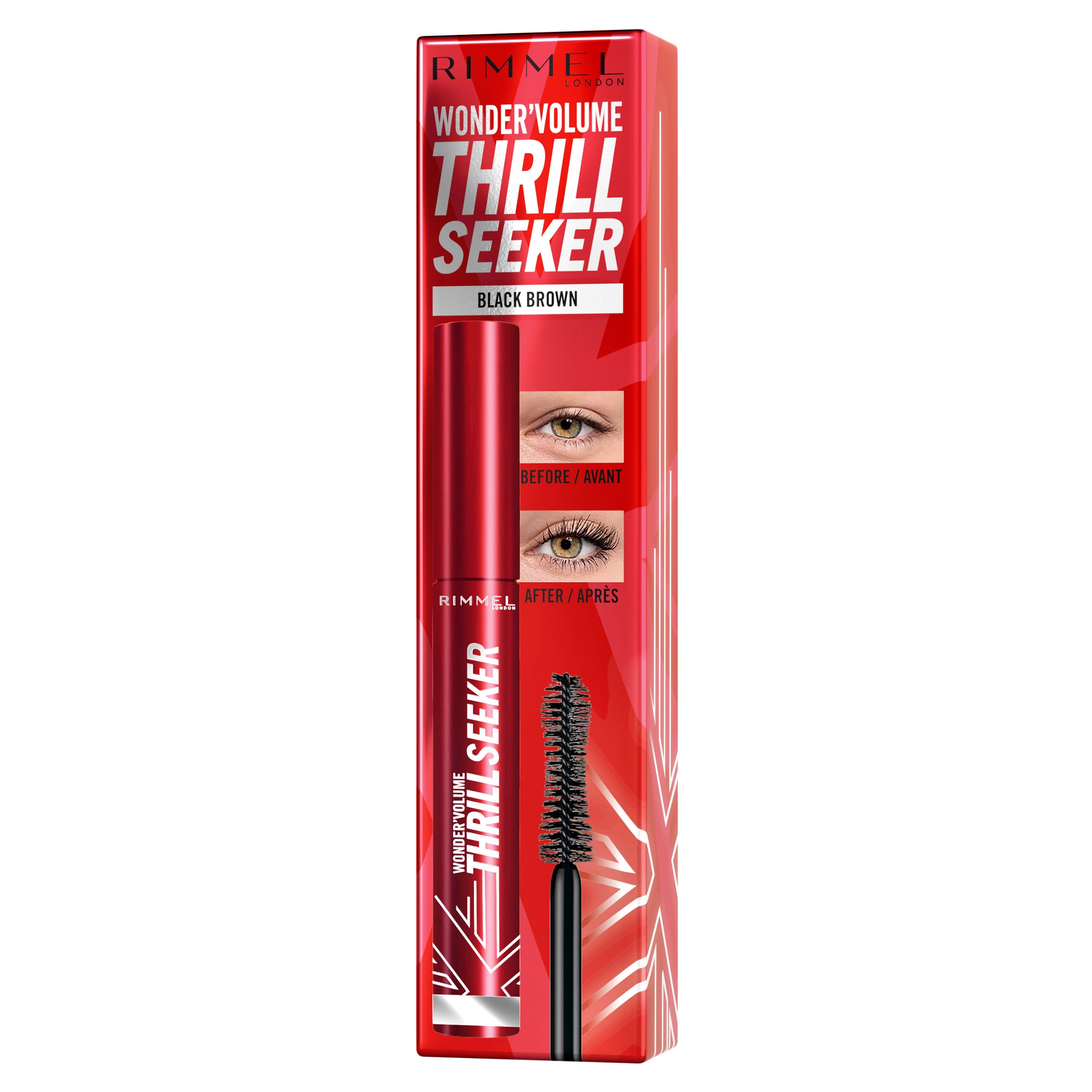 Rimmel Wonder Volume Thrill Seeker Mascara Black Brown 1 each - Image 4