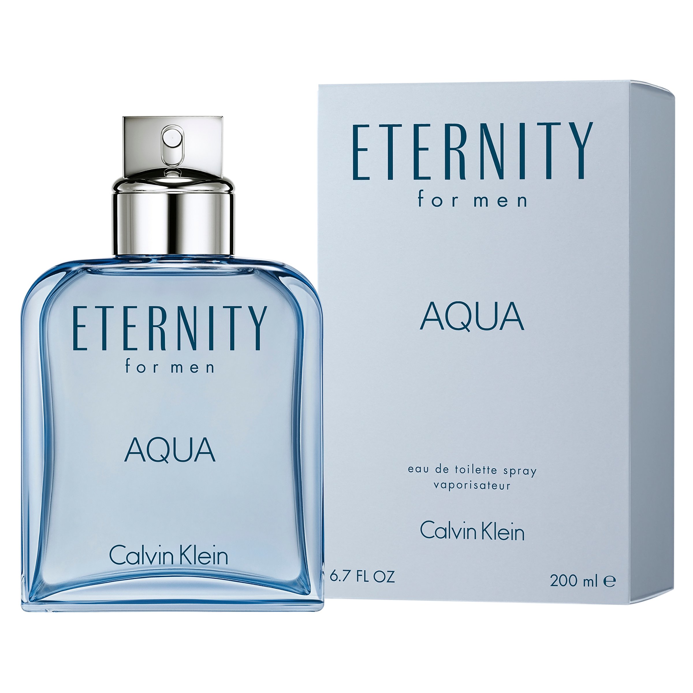 Calvin Klein Eternity For Men Aqua EDT Spray 200ml - Image 1