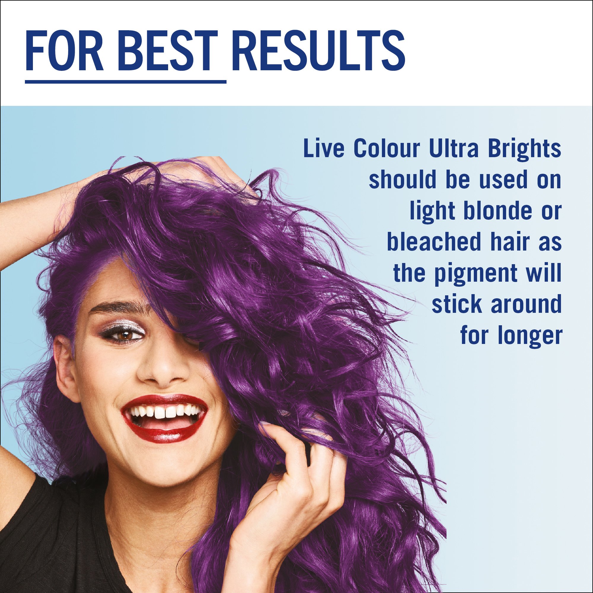 Schwarzkopf LIVE Colour UBs Magnetic Purple Semi Permanent 75ml - Image 6