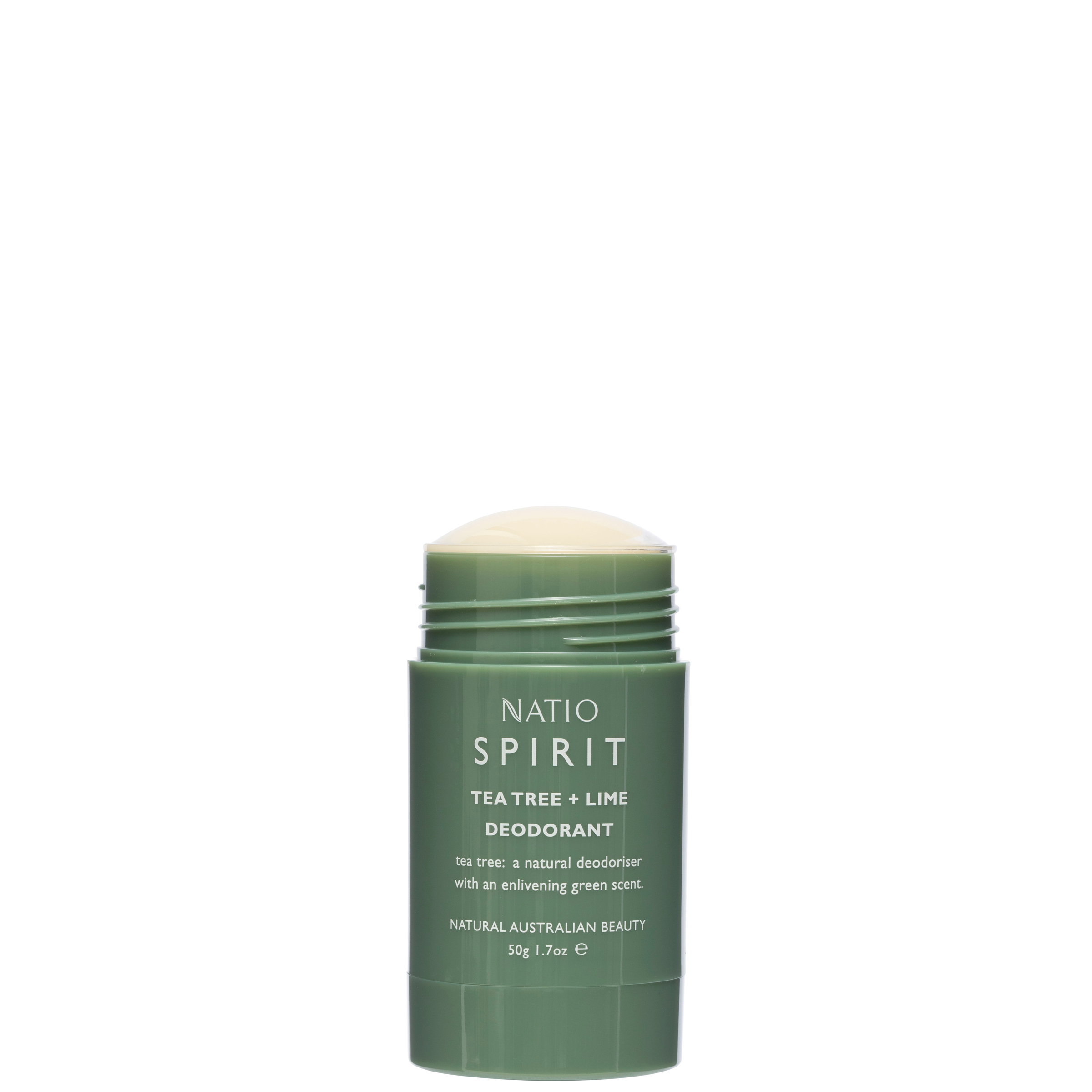 Natio Spirit Tea Tree + Lime Deodorant 50g - Image 2
