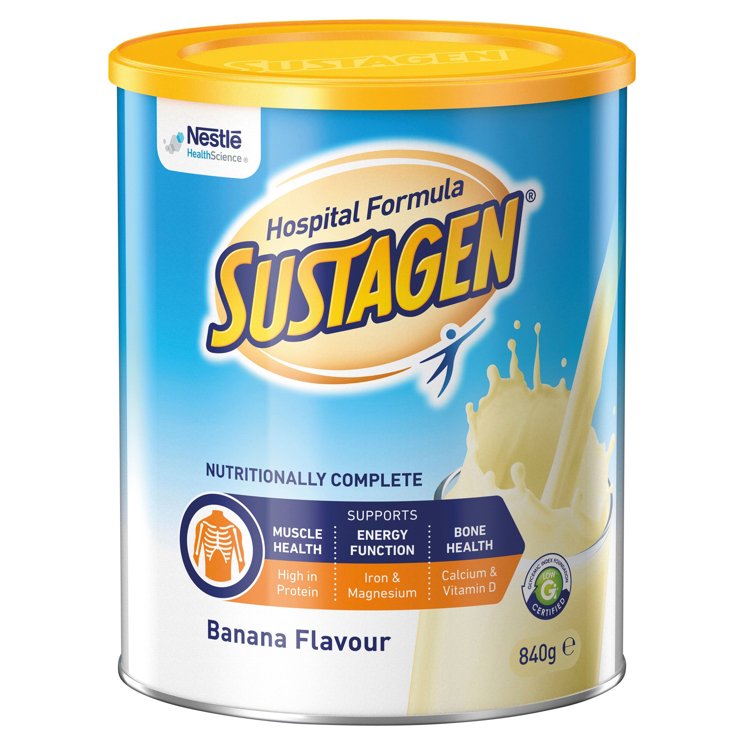 Sustagen Hospital Formula Banana Flavour 840g - Image 1