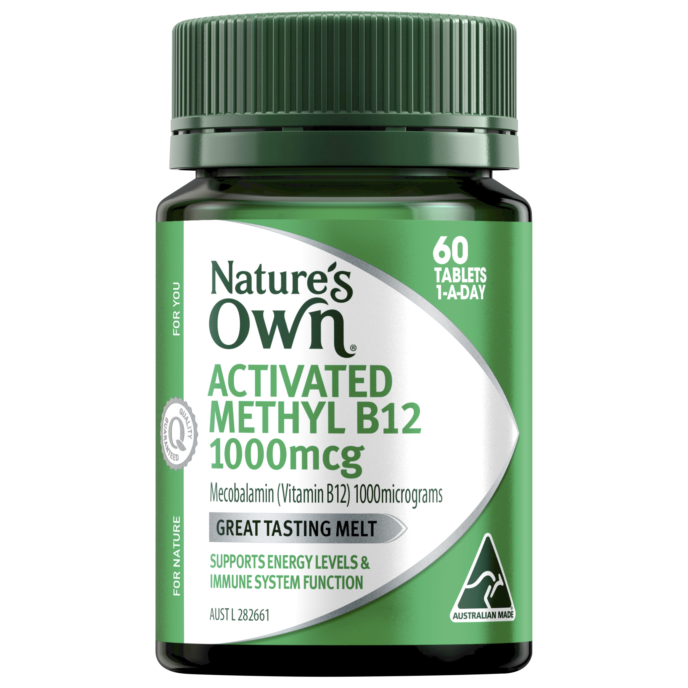 Nature's Own Activated Methyl B12 - 60 tablets - Image 1