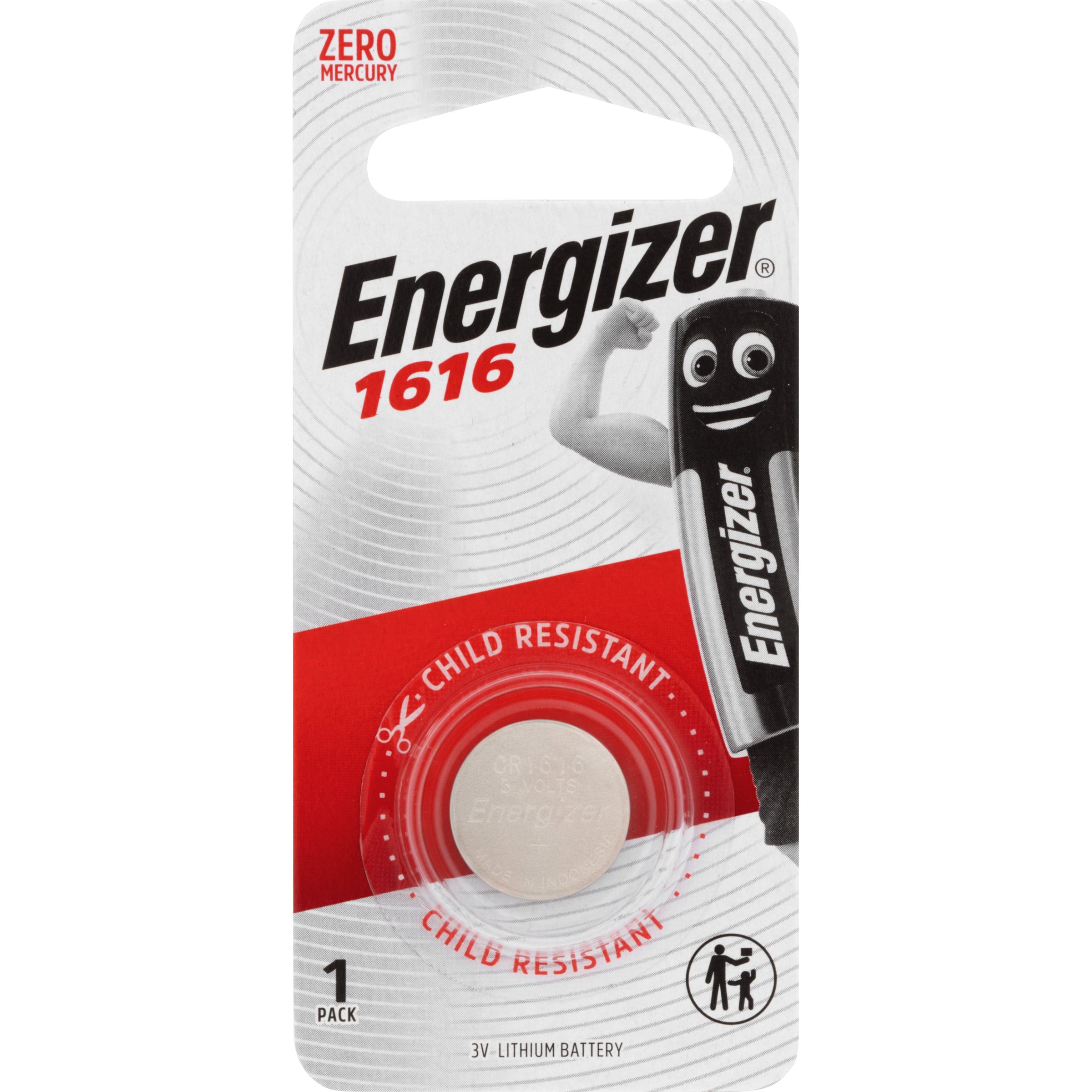 Energizer Battery Lithium ECR1616 BS1 - 1 pack