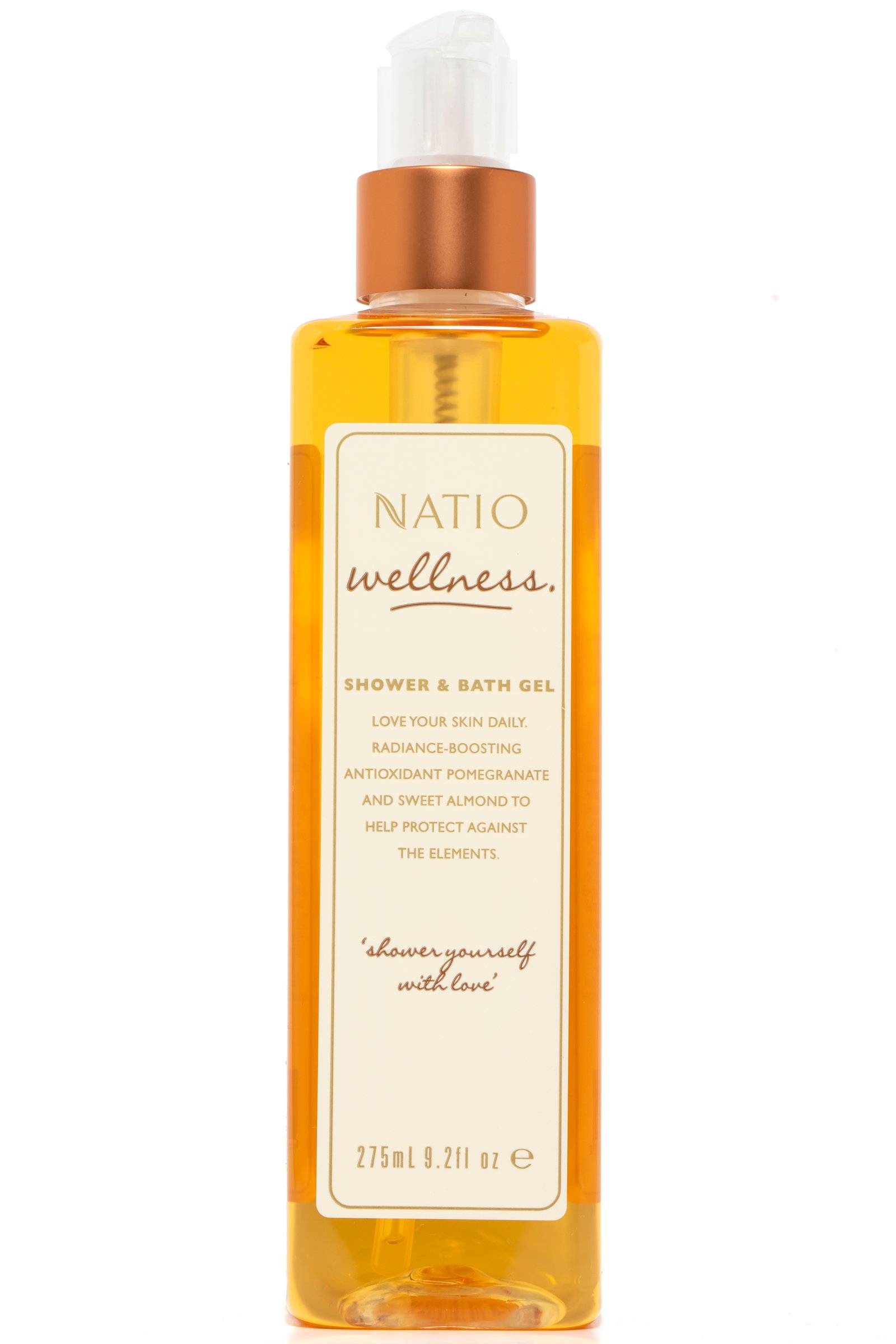 Natio Wellness Shower & Bath Gel 275ml