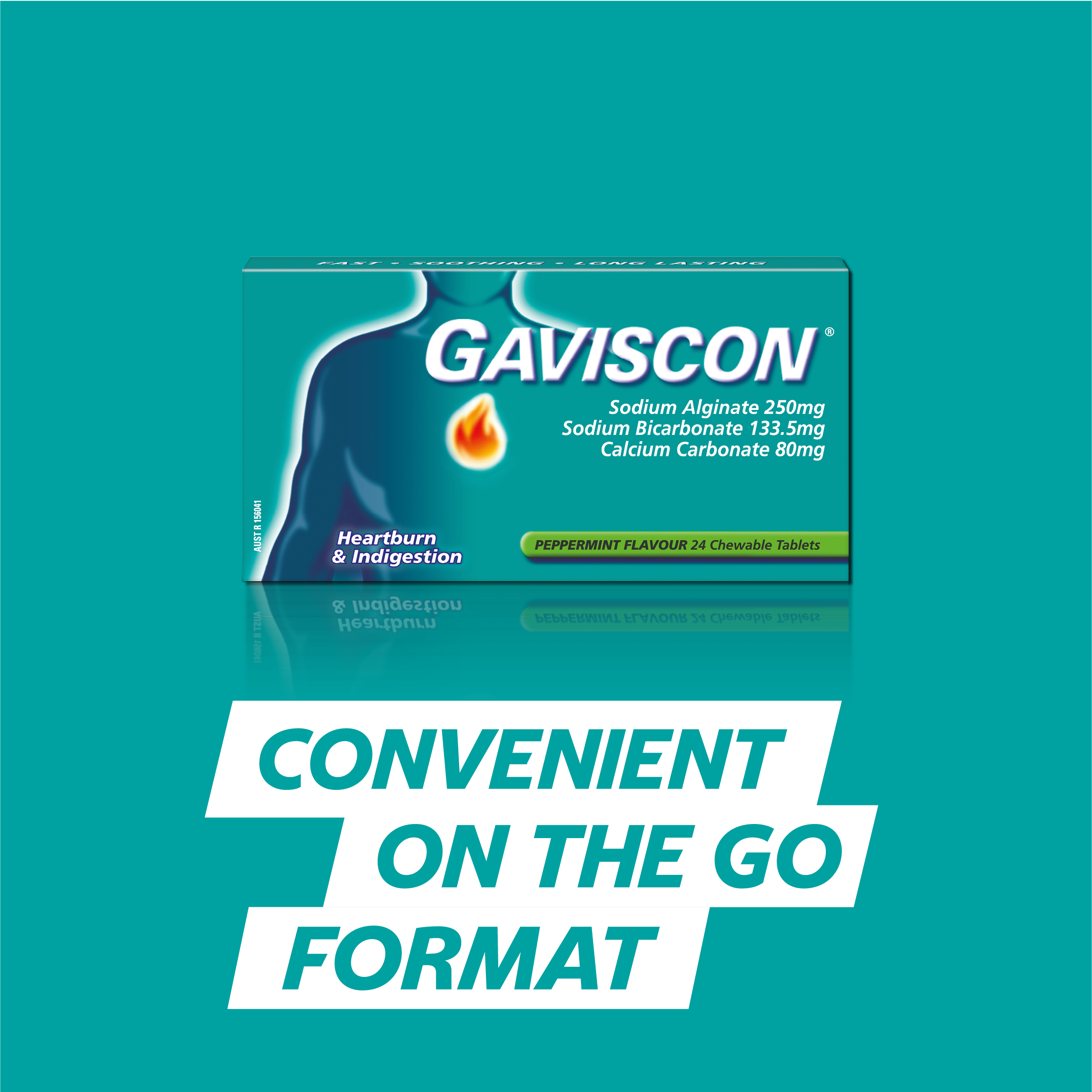Gaviscon Peppermint 48 chewable tablets - Image 4
