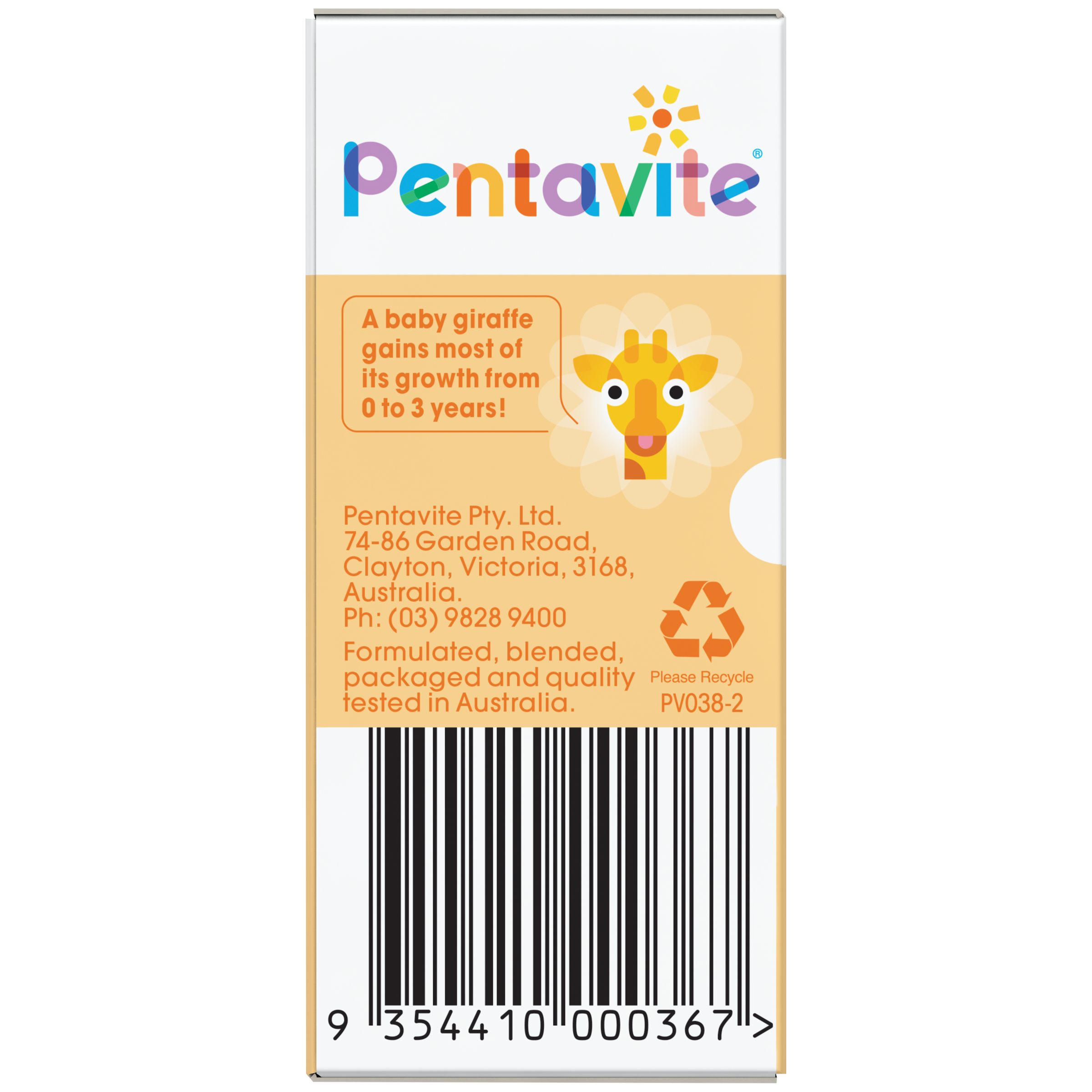 Pentavite Multivitamin Liquid For Infants Tropical 30ml - Image 2