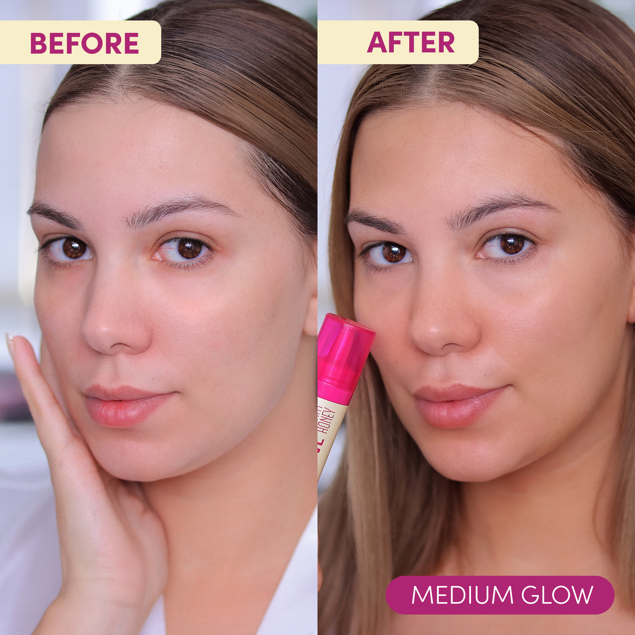 Coco & Eve Sunny Honey Bronzing Face Drops Medium Glow 30ml - Image 4