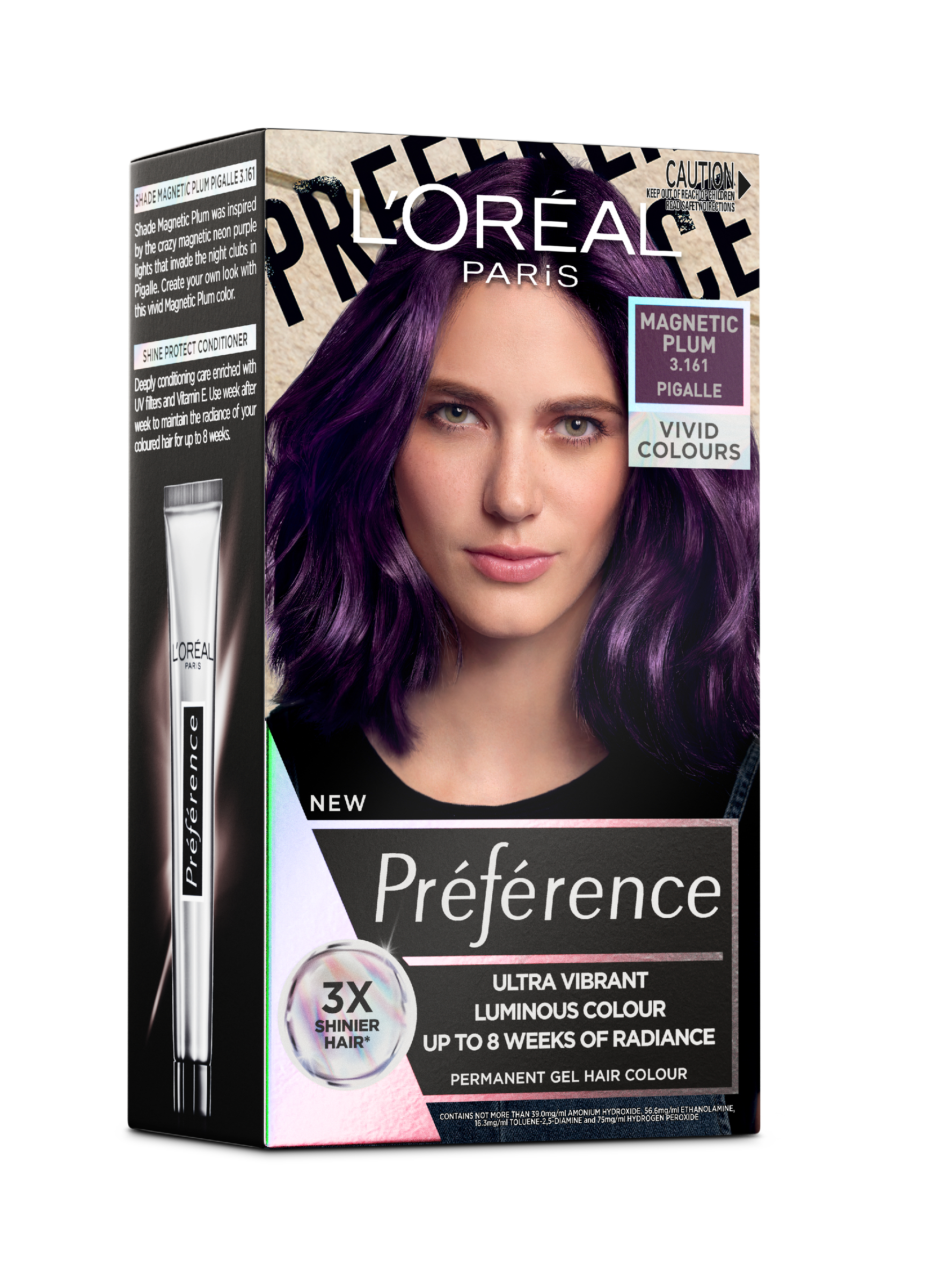 L'Oreal Paris Preference Vivids Magnetic Plum 3.161 - 1 each - Image 1