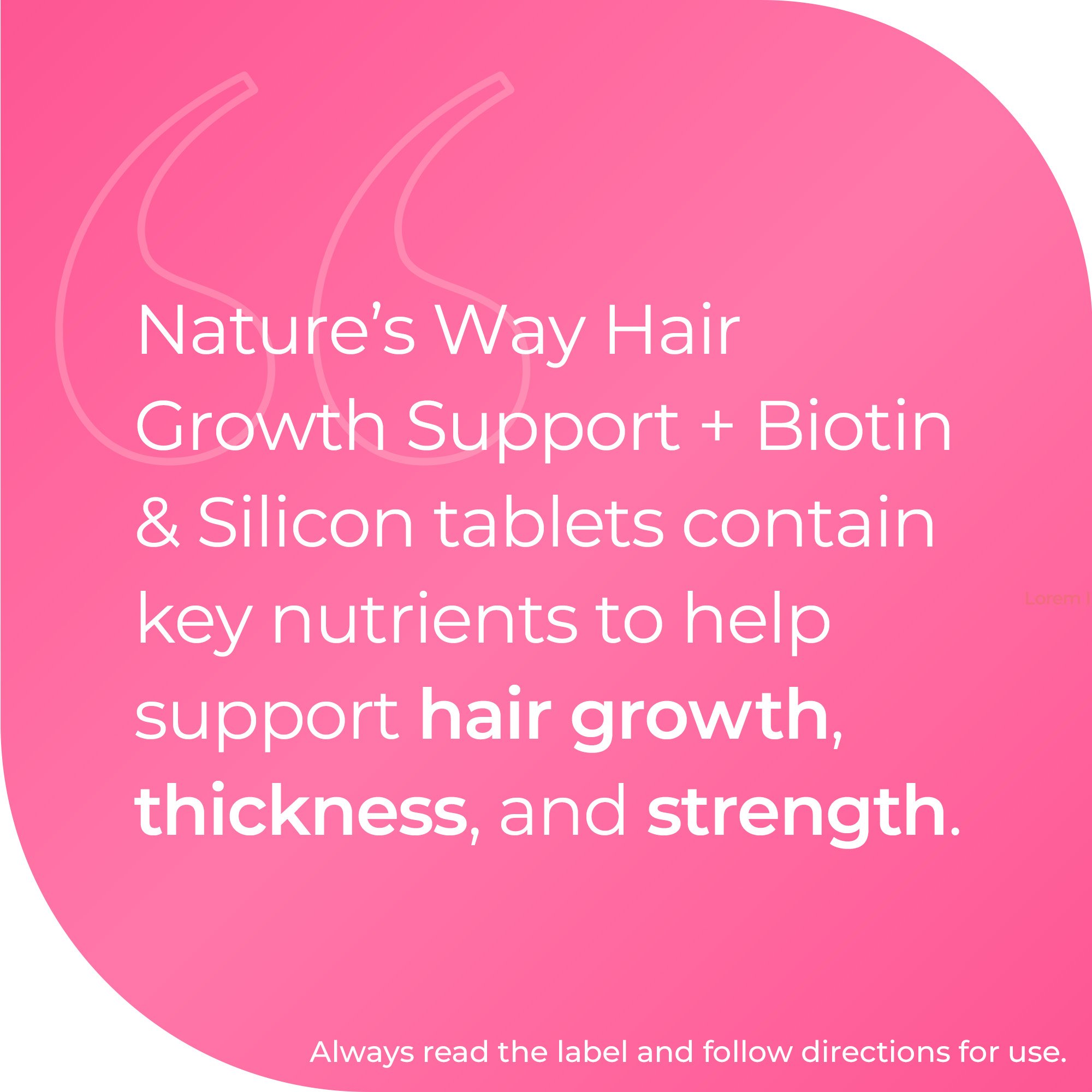 Nature's Way Hair Growth 30 tablets - Image 7
