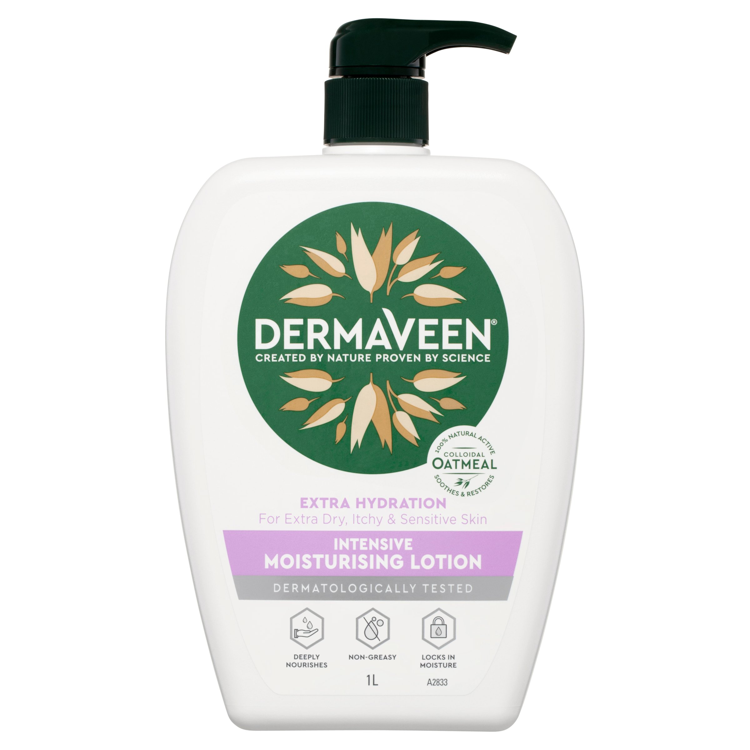 DermaVeen Extra Intensive Moisturising Lotion 1 litre - Image 1