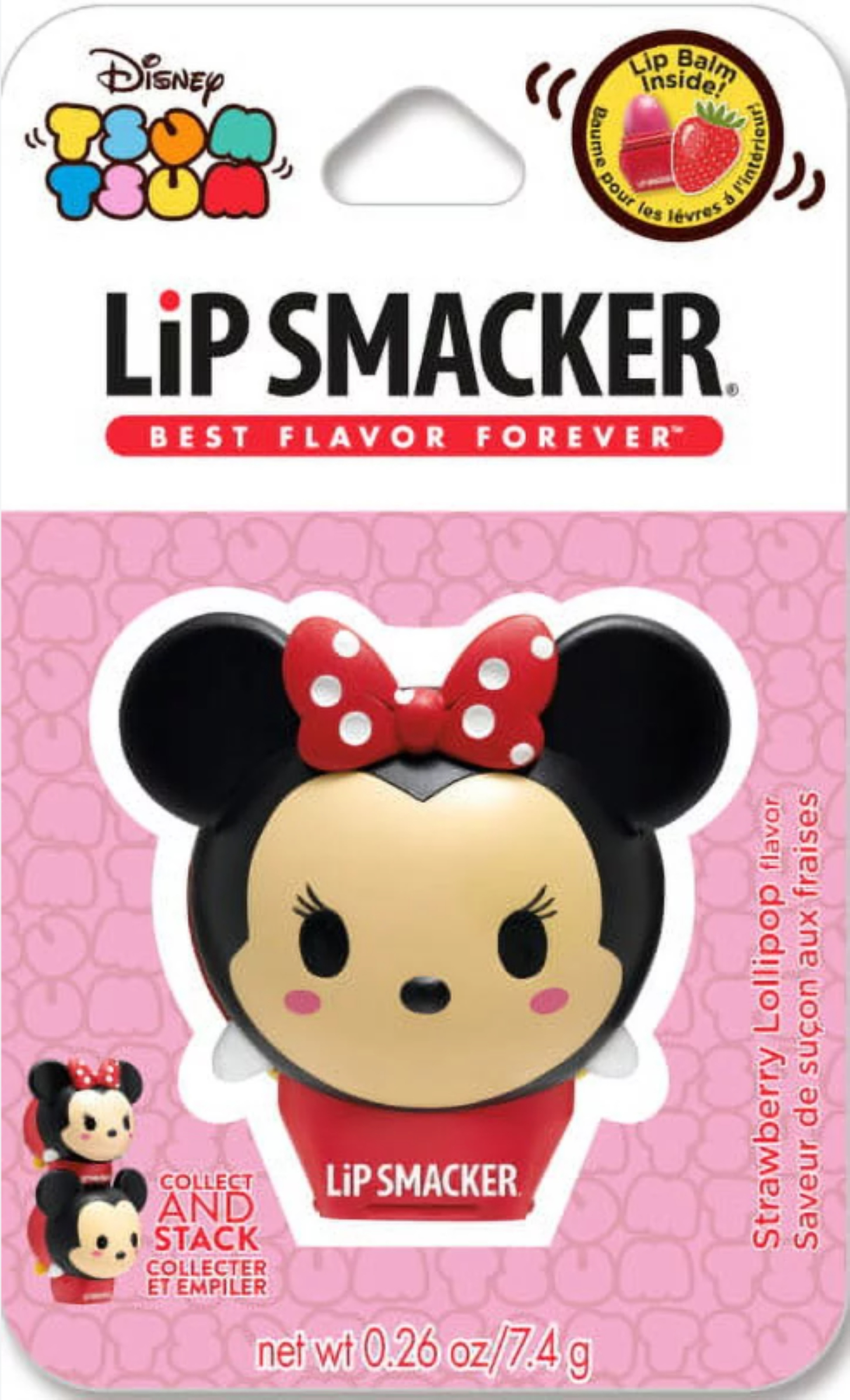 Lip Smacker Lip Balm Tsum Tsum Collectable Minnie 1 each - Image 1
