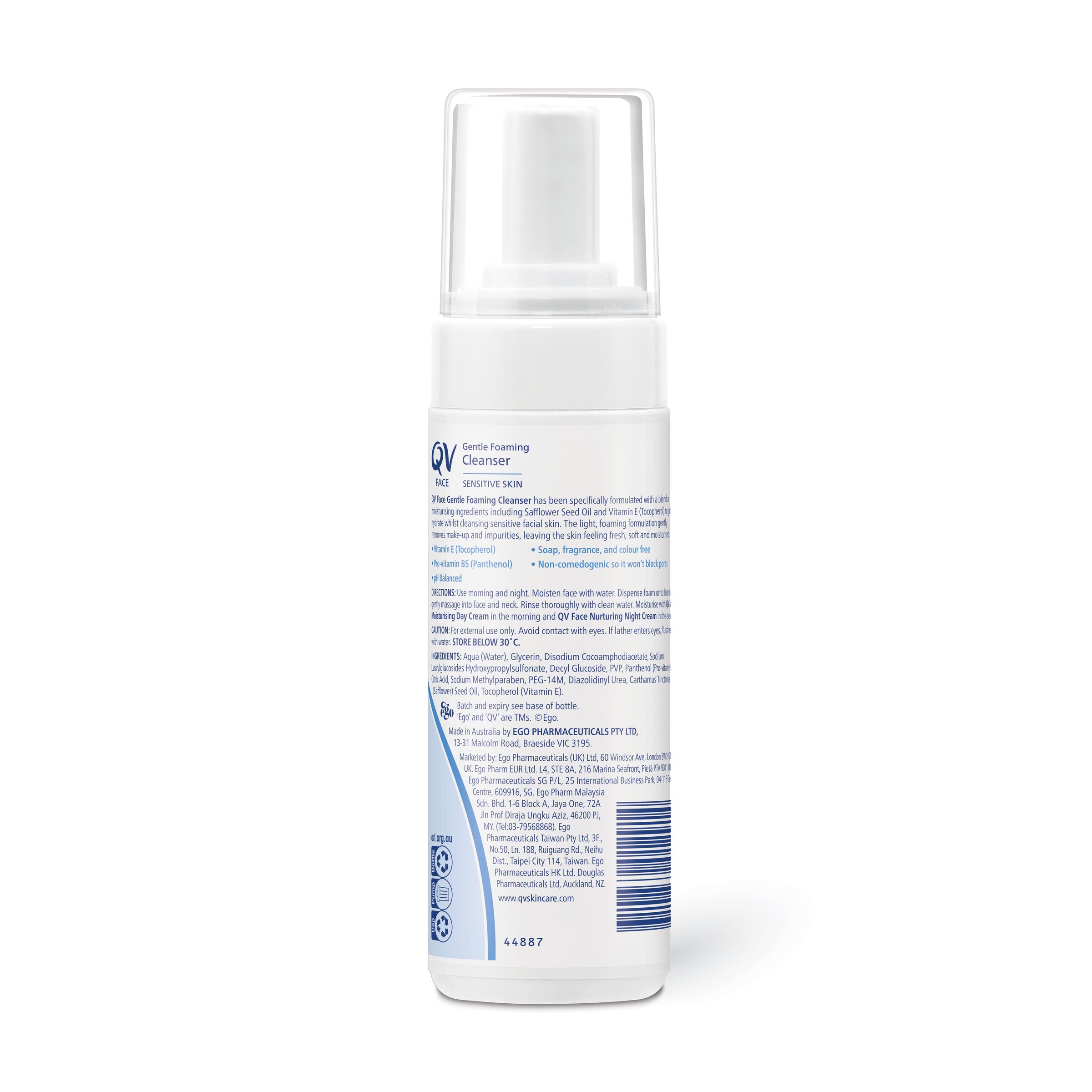 Ego QV Face Gentle Foaming Cleanser 150ml - Image 2