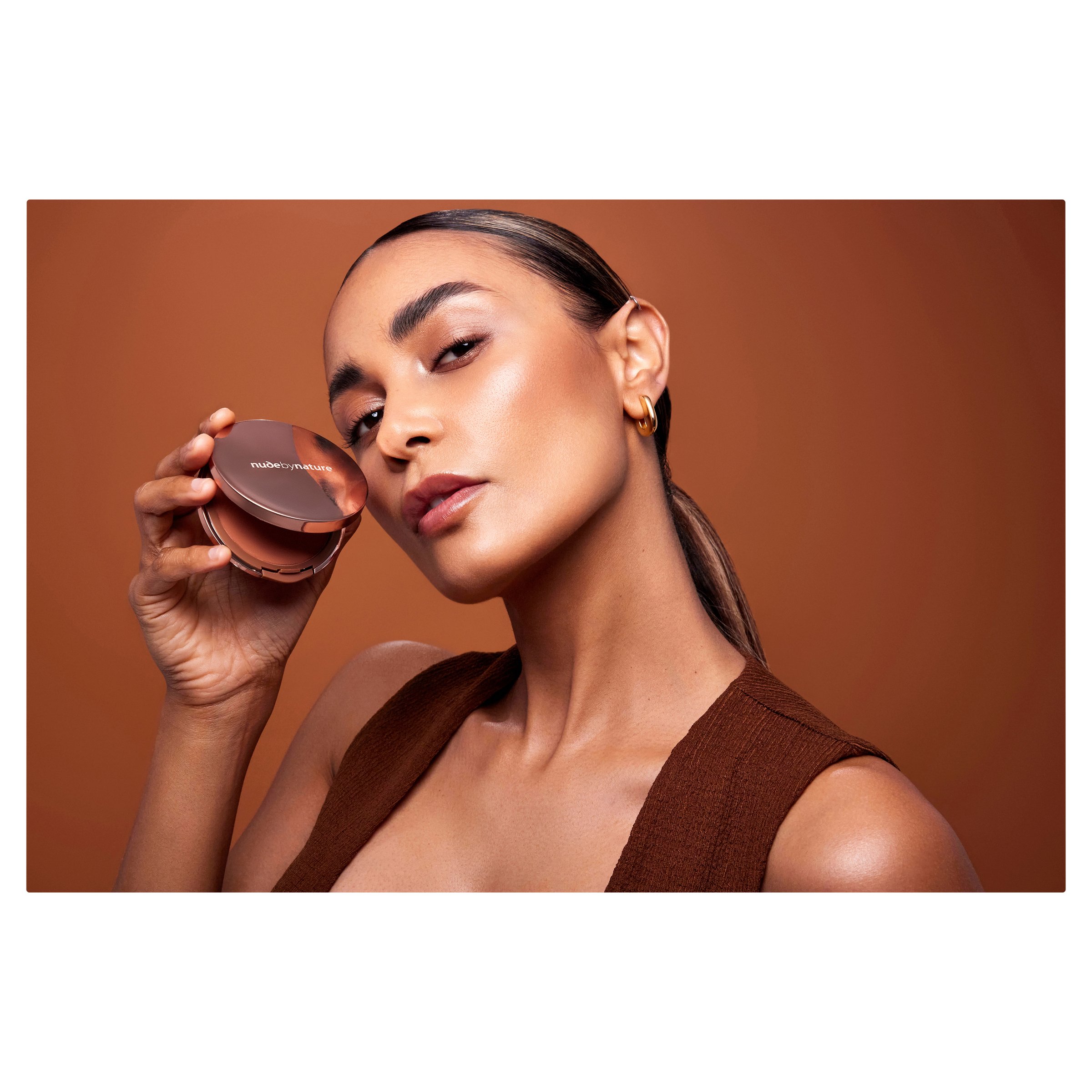 Nude By Nature Matte Pressed Bronzer 01 Bondi Bronze 10g - Image 2