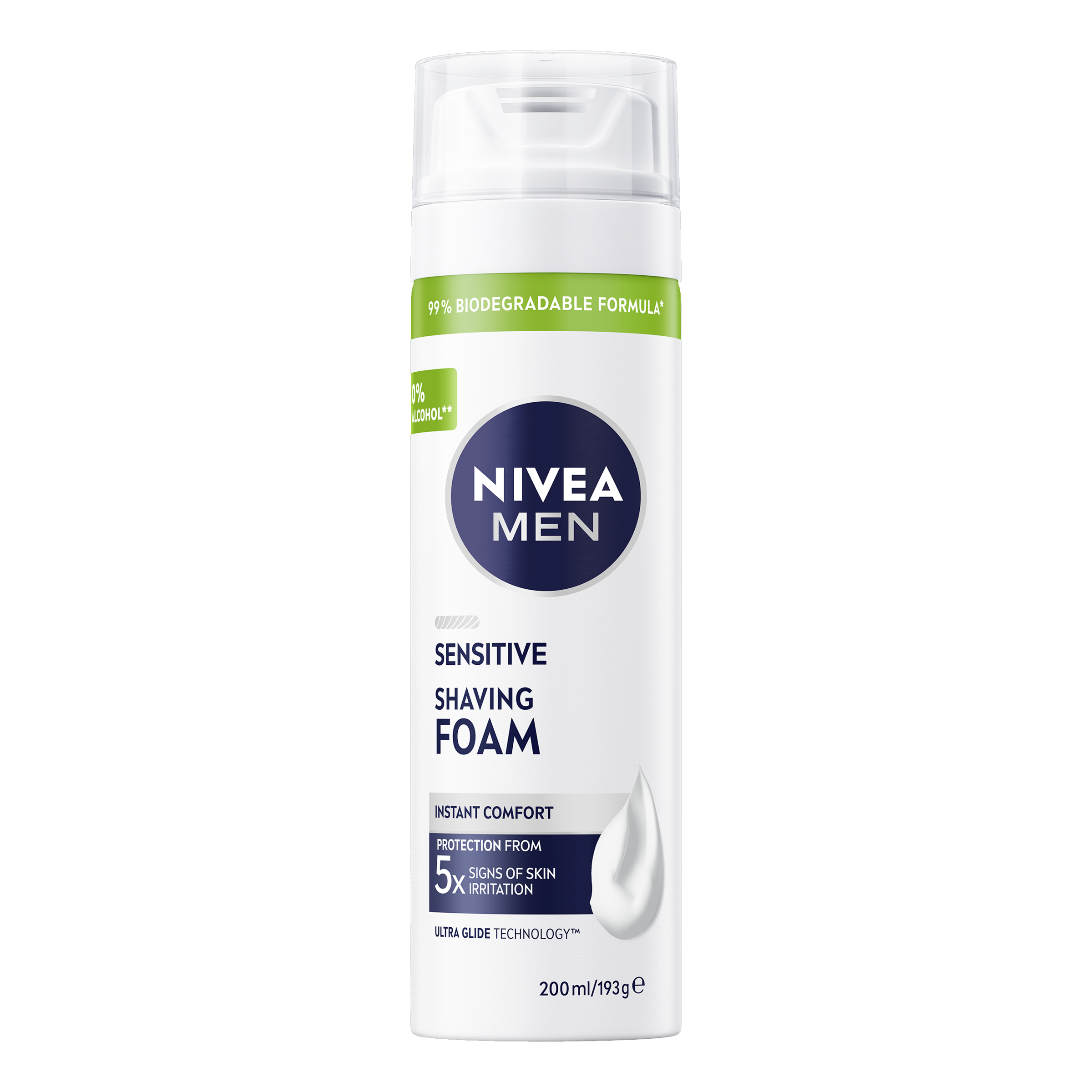 Nivea Men Sensitive Shaving Foam 200ml - Image 1