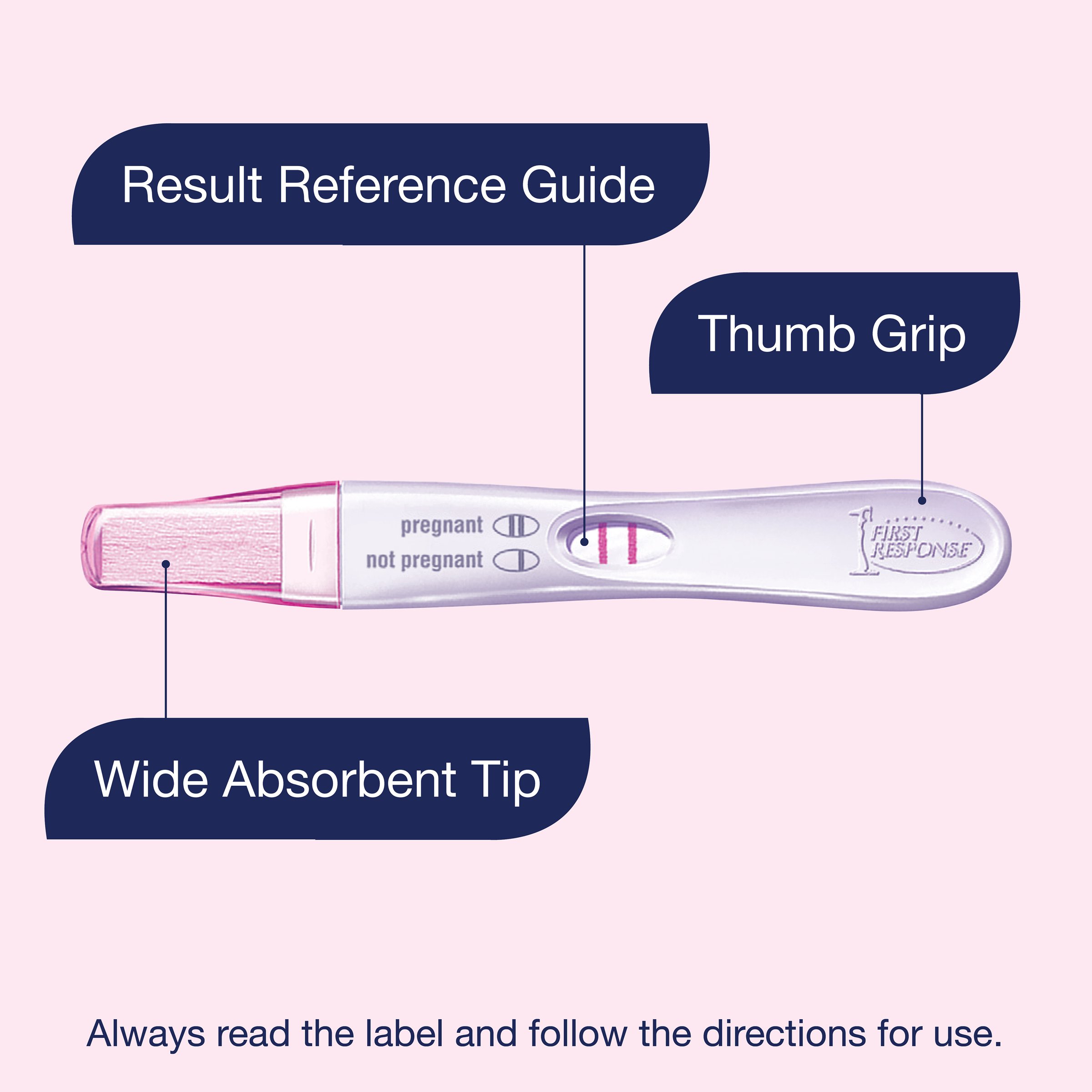 First Response Pregnancy Test In-Stream 1 pack - Image 6
