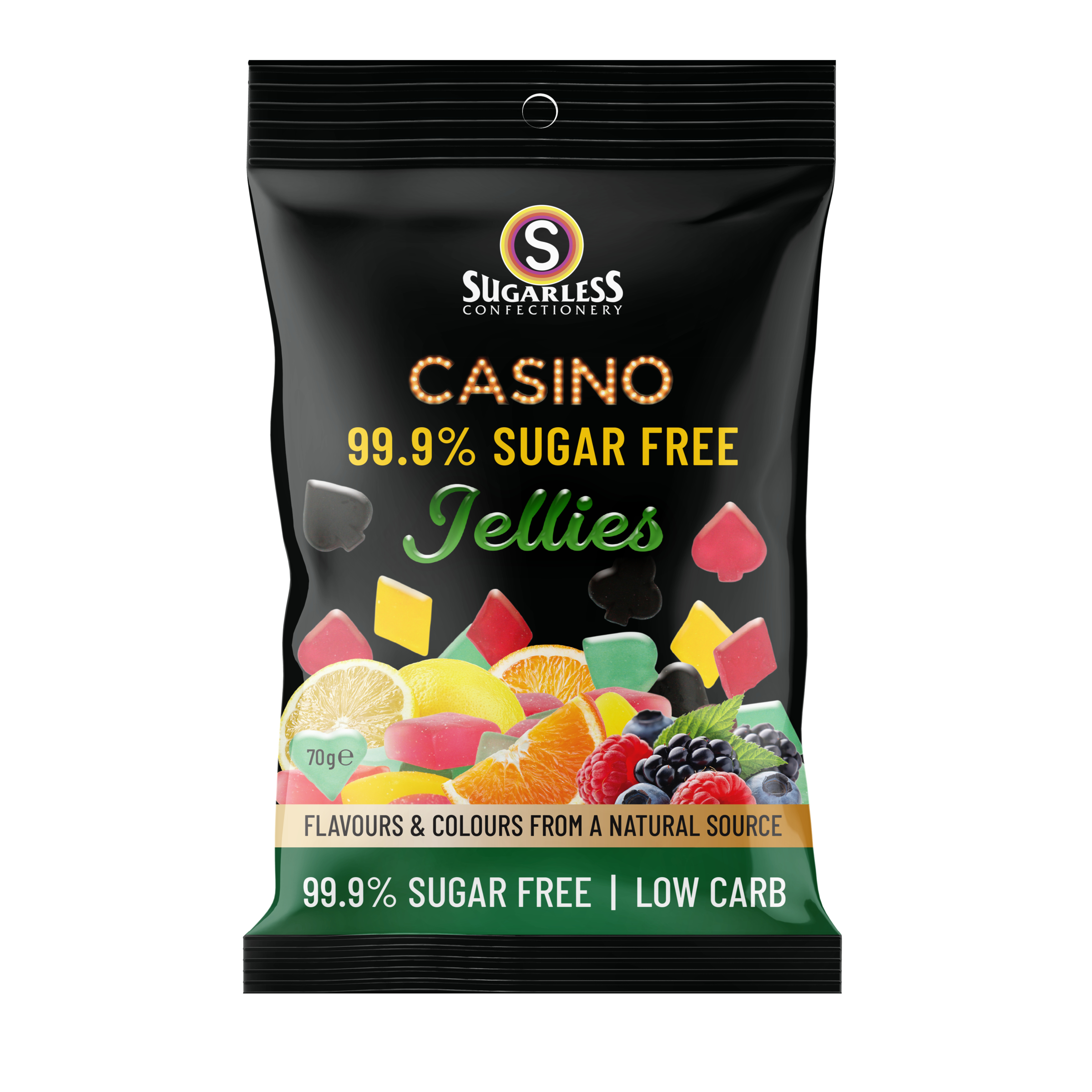 Sugarless Fruit Jellies 70g - Image 1
