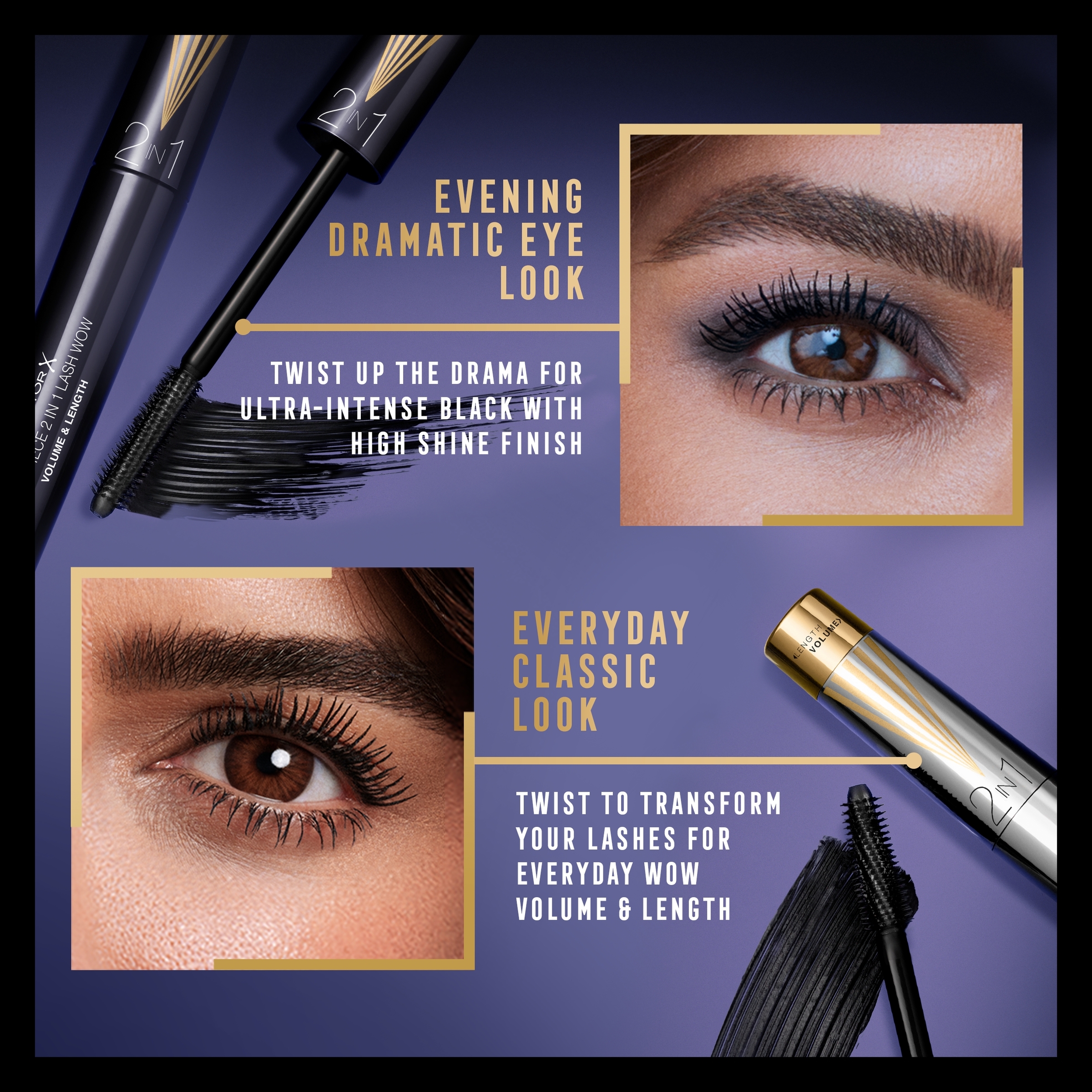 Max Factor Masterpiece 2-In-1 Lash Wow Shade Super Black 7ml - Image 8