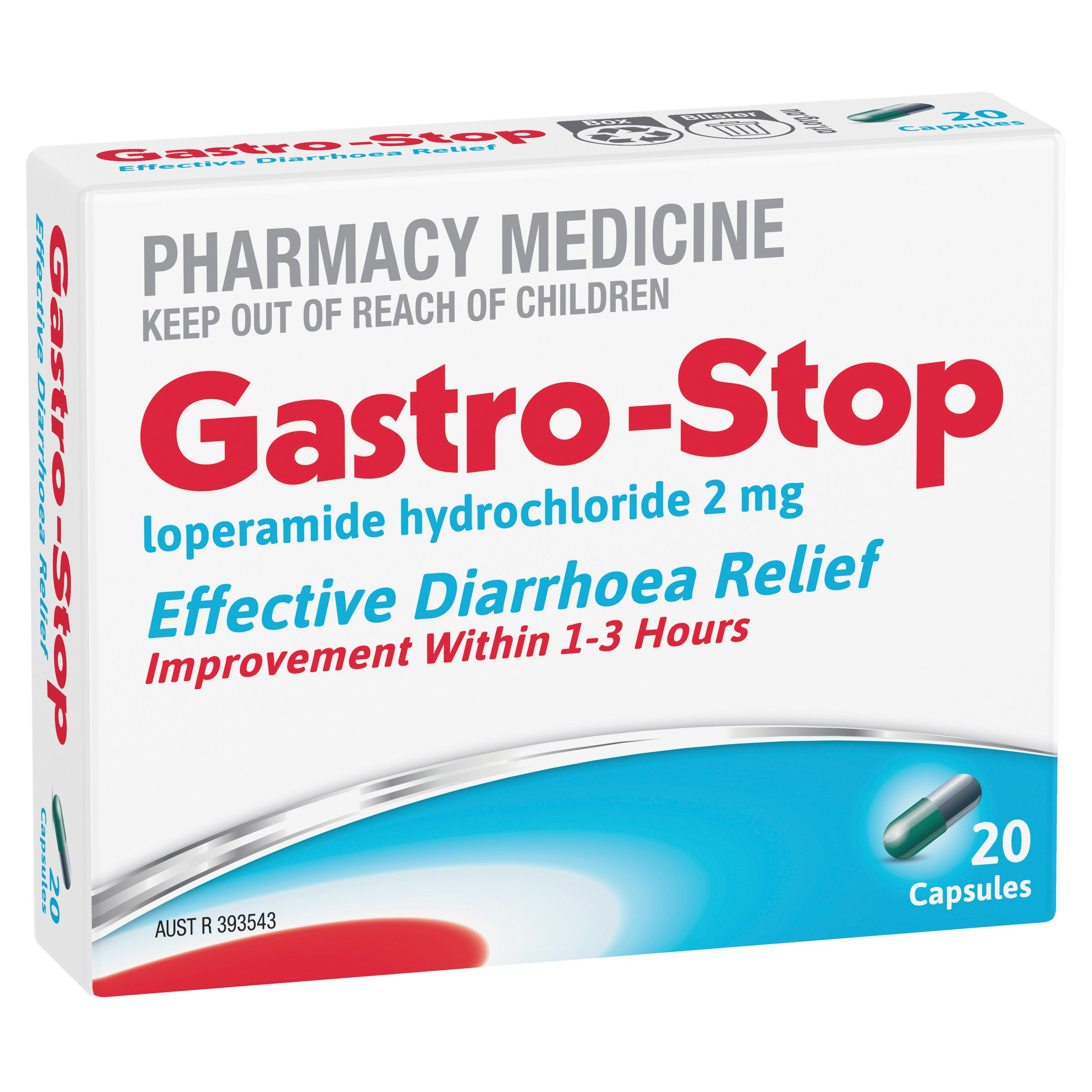 Gastro-Stop Diarrhoea Relief Loperamide 2mg - 20 capsules - Image 6