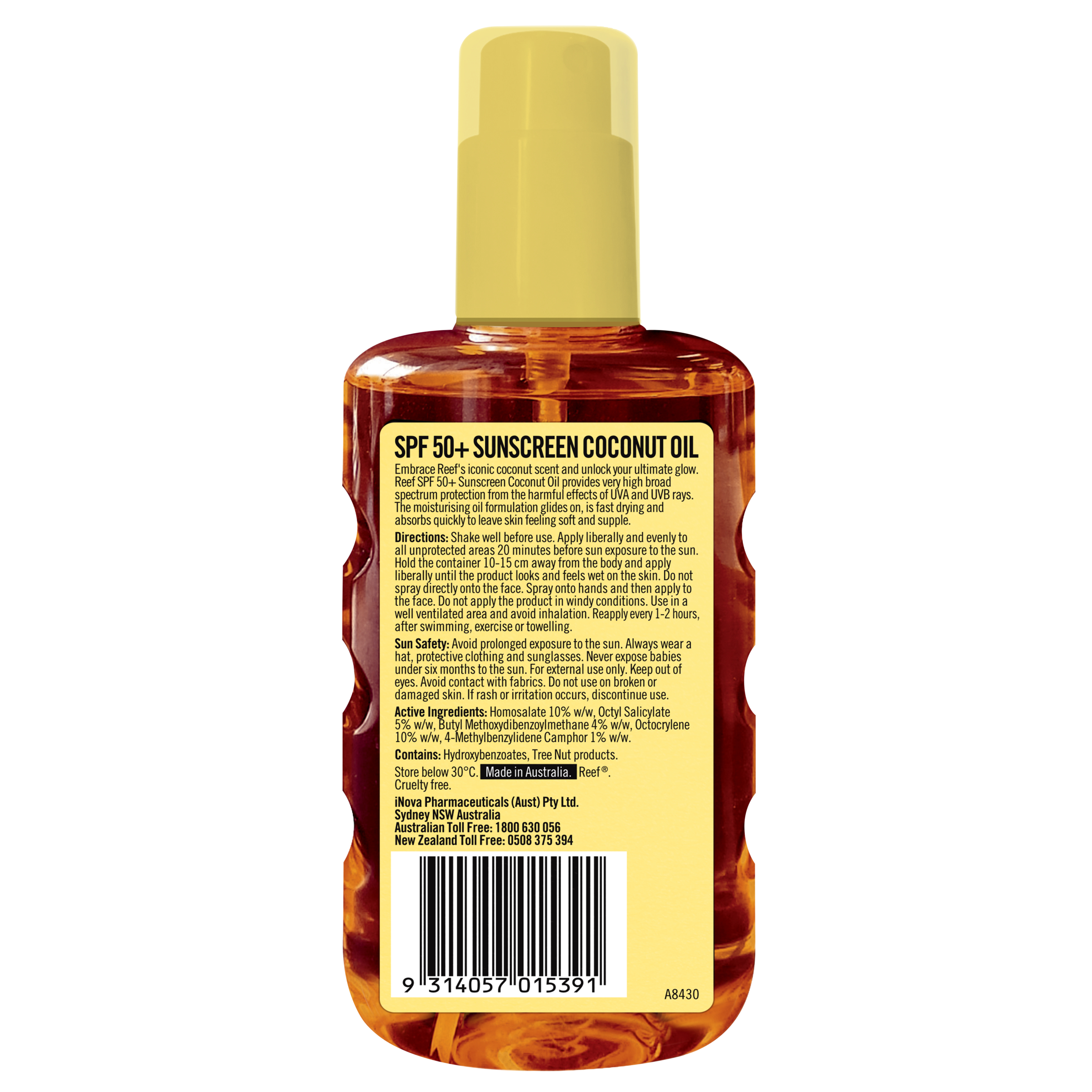 Reef Sunscreen Oil Spray SPF50 - 220ml - Image 2