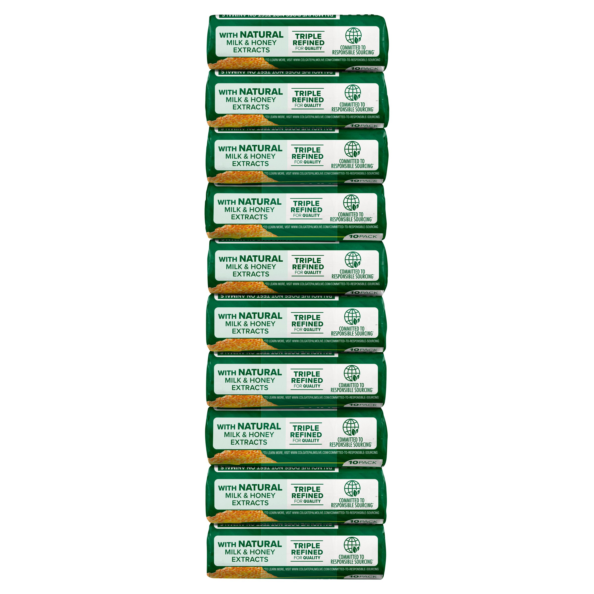 Palmolive Naturals Milk & Honey Soap 90g - 10 pack - Image 3