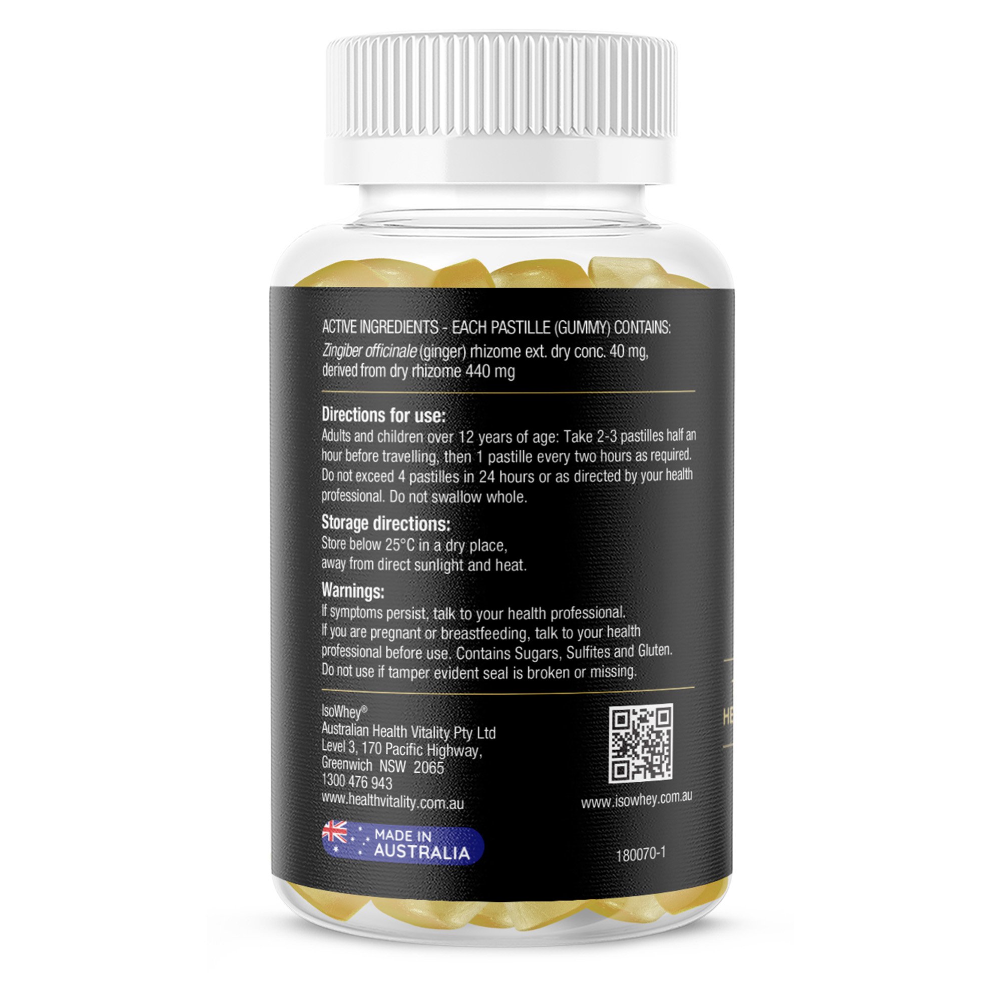 Isowhey Nausea Reliefgummies 60 pastilles - Image 2