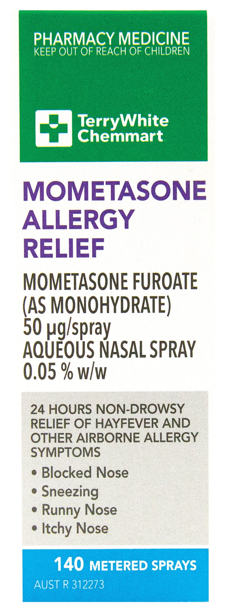 TerryWhite Chemmart Mometasone Nasal Spray 50mcg - 140 doses - Image 2