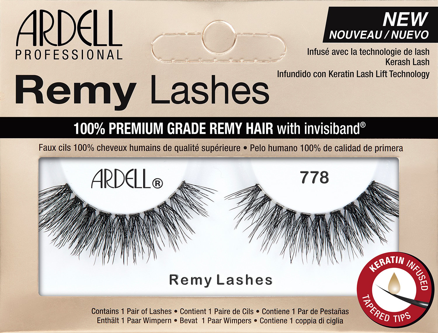 Ardell Remy Lashes 778 - 1 pair