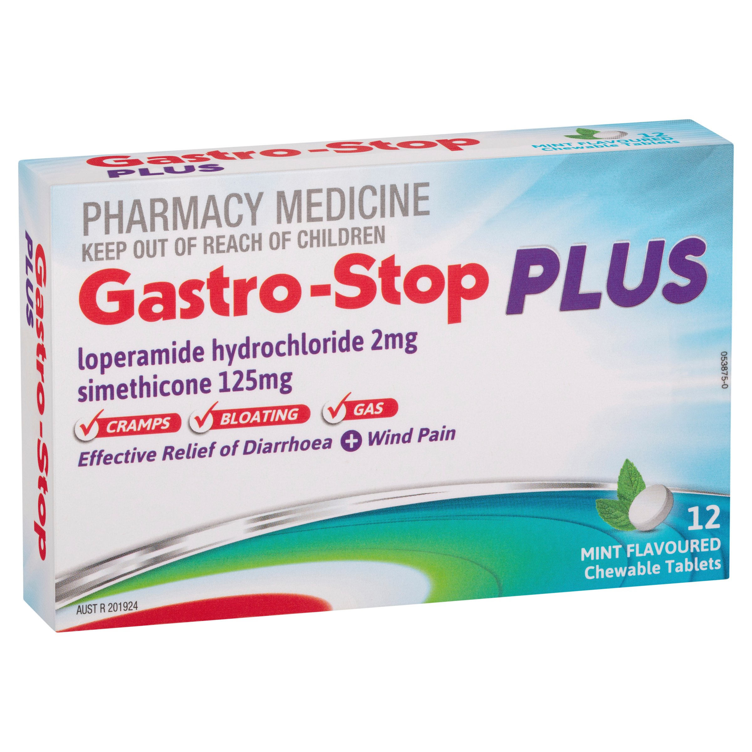 Gastro-Stop Plus Acute Diarrhoea Relief Mint Flavoured 12 chewable tablets - Image 7