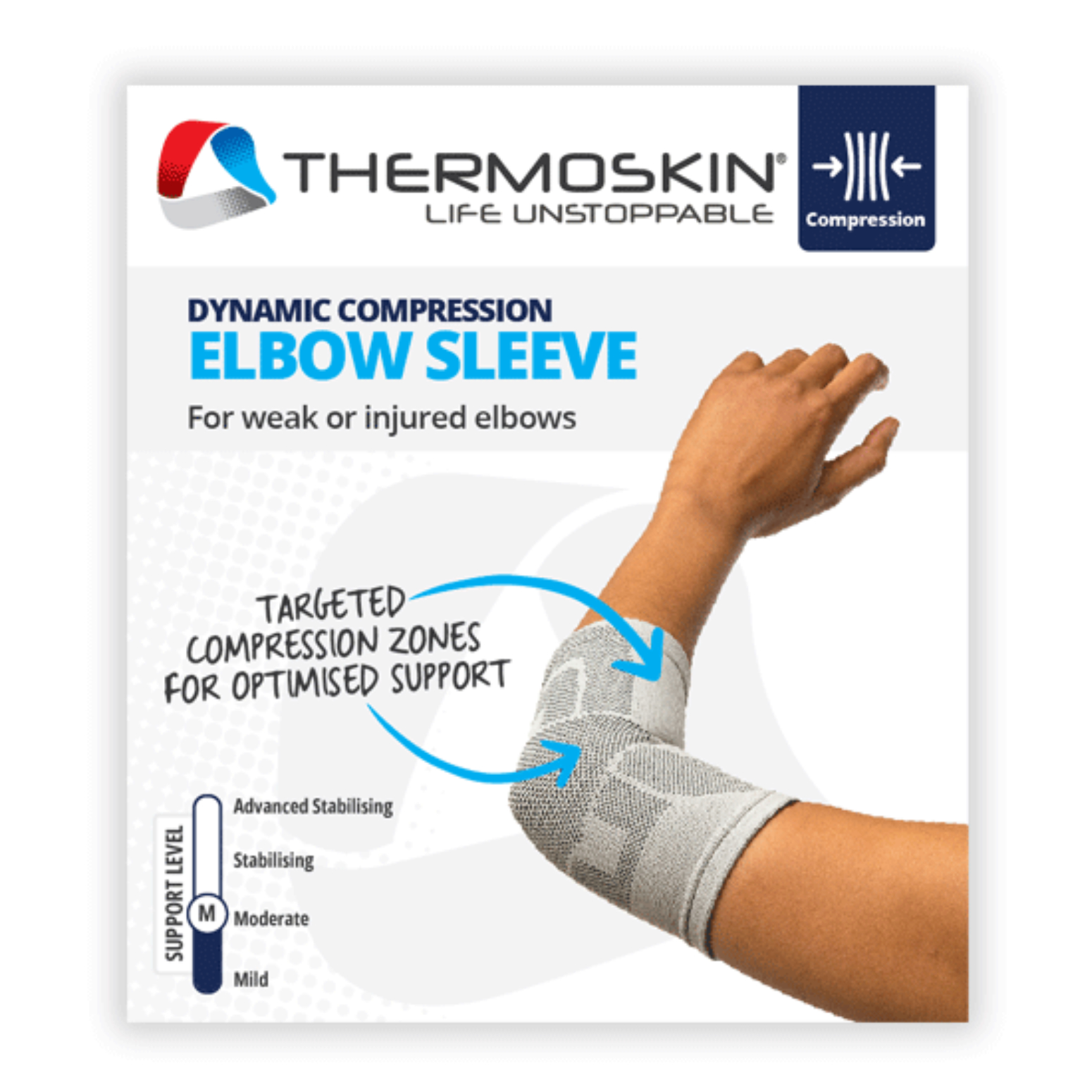 Thermoskin Dynamic Compression Elbow Sleeve Large/Extra Large 1 each - Image 2