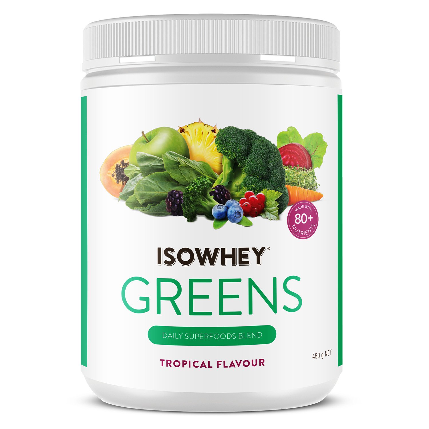 Isowhey Greens 450g - Image 1