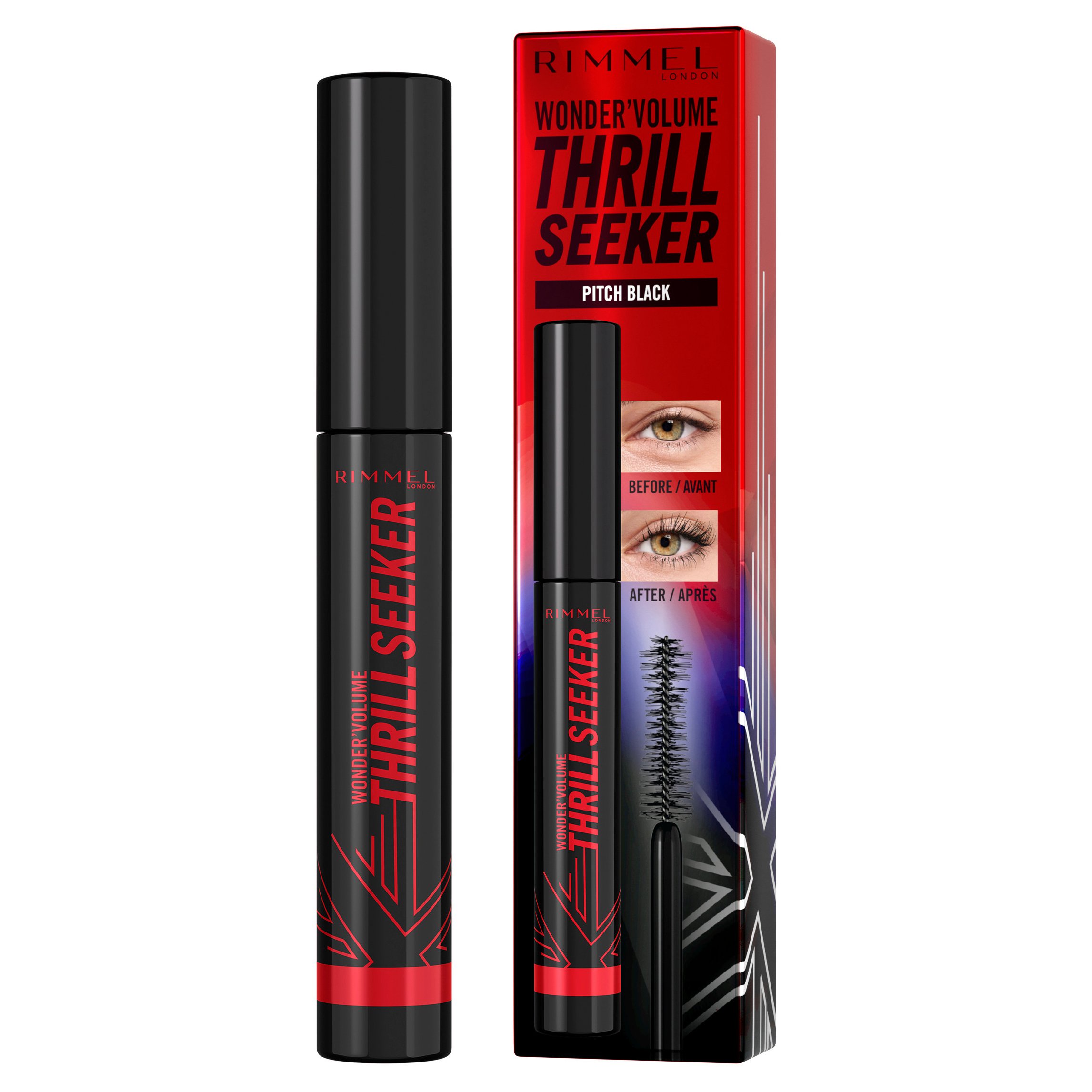 Rimmel Volume Thrill Seeker Mascara Pitch Black 8ml - Image 2