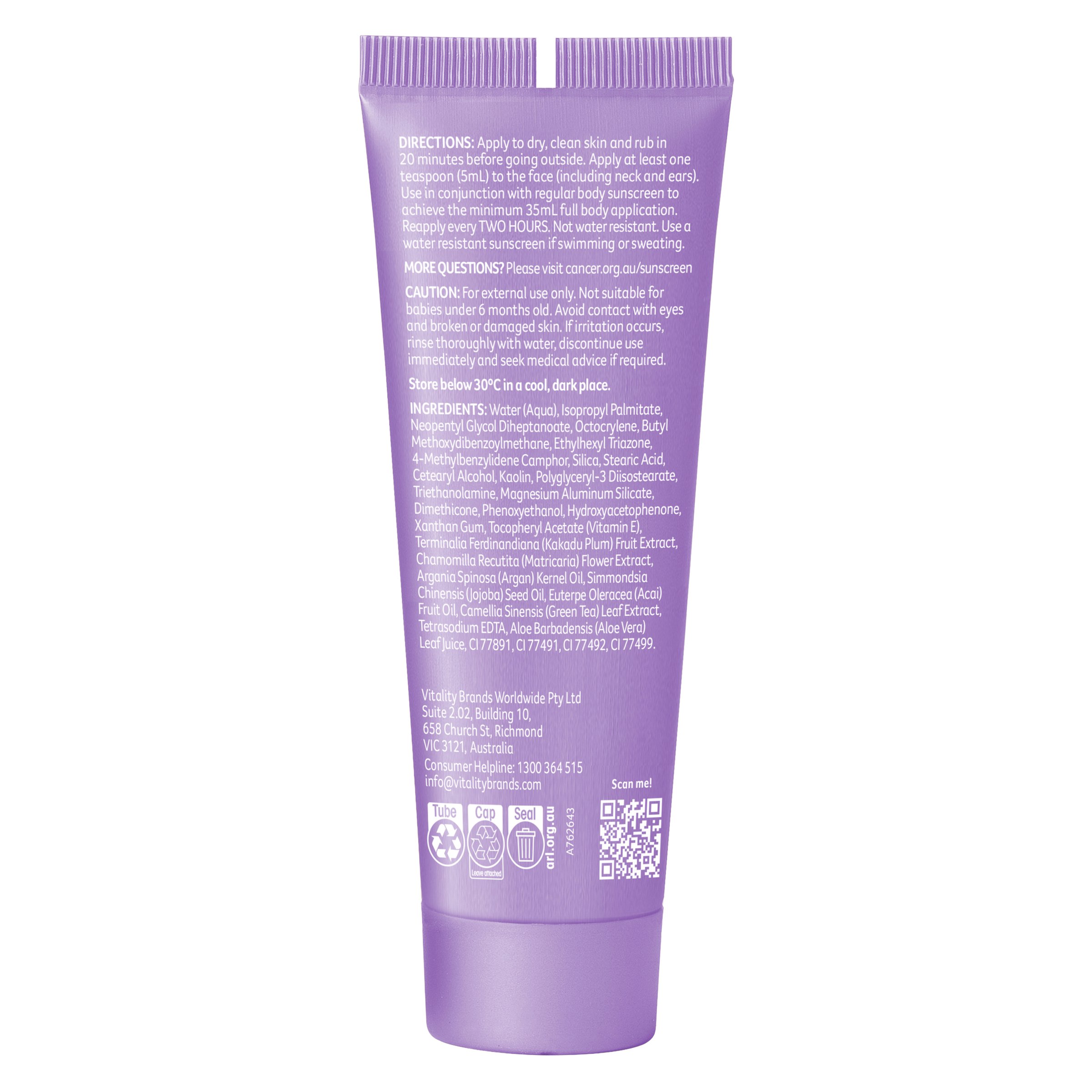 Cancer Council Face Day Wear BB Cream Light SPF50+ - 50ml - Image 2