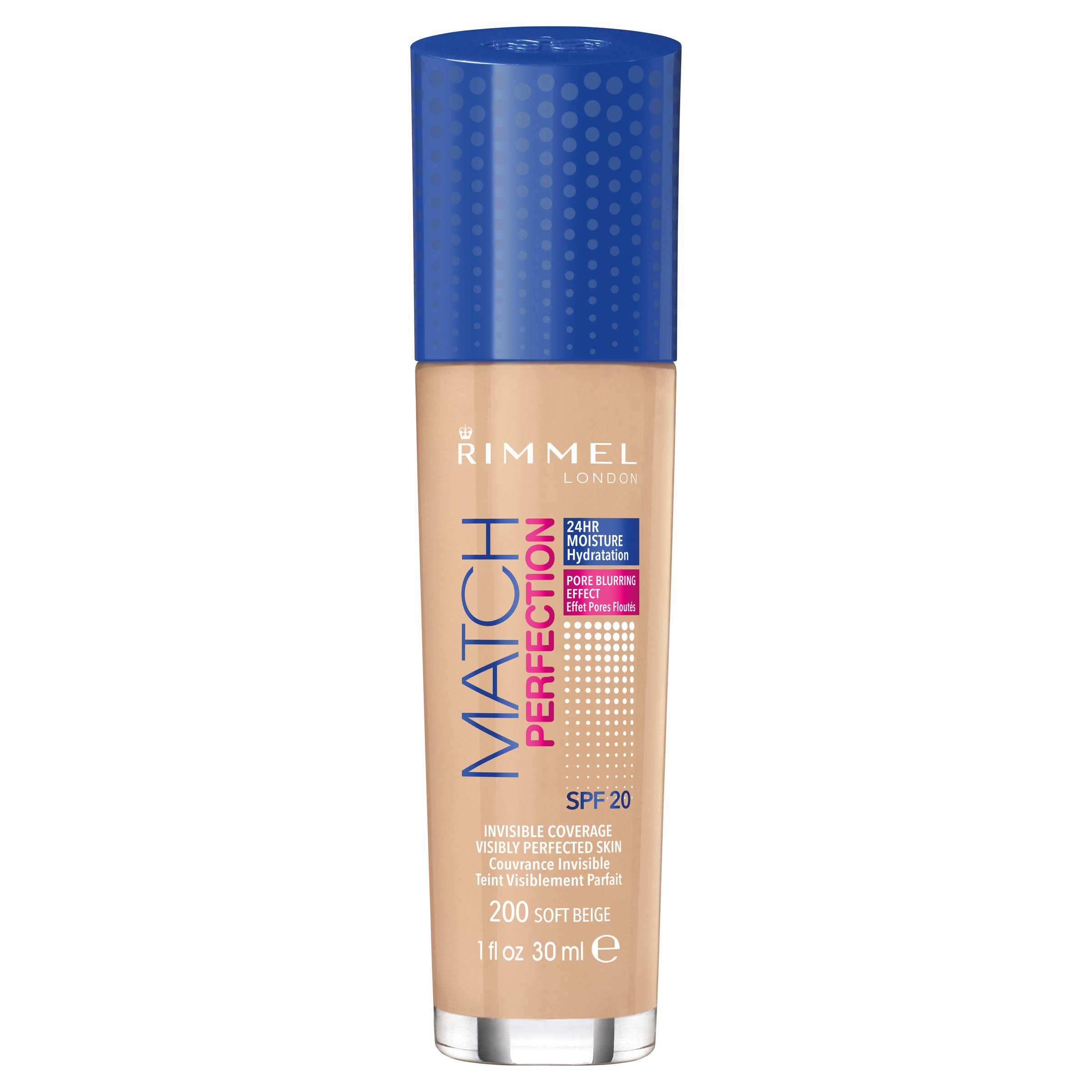 Rimmel Match Perfection Foundation 200 Soft Beige 1 each - Image 2