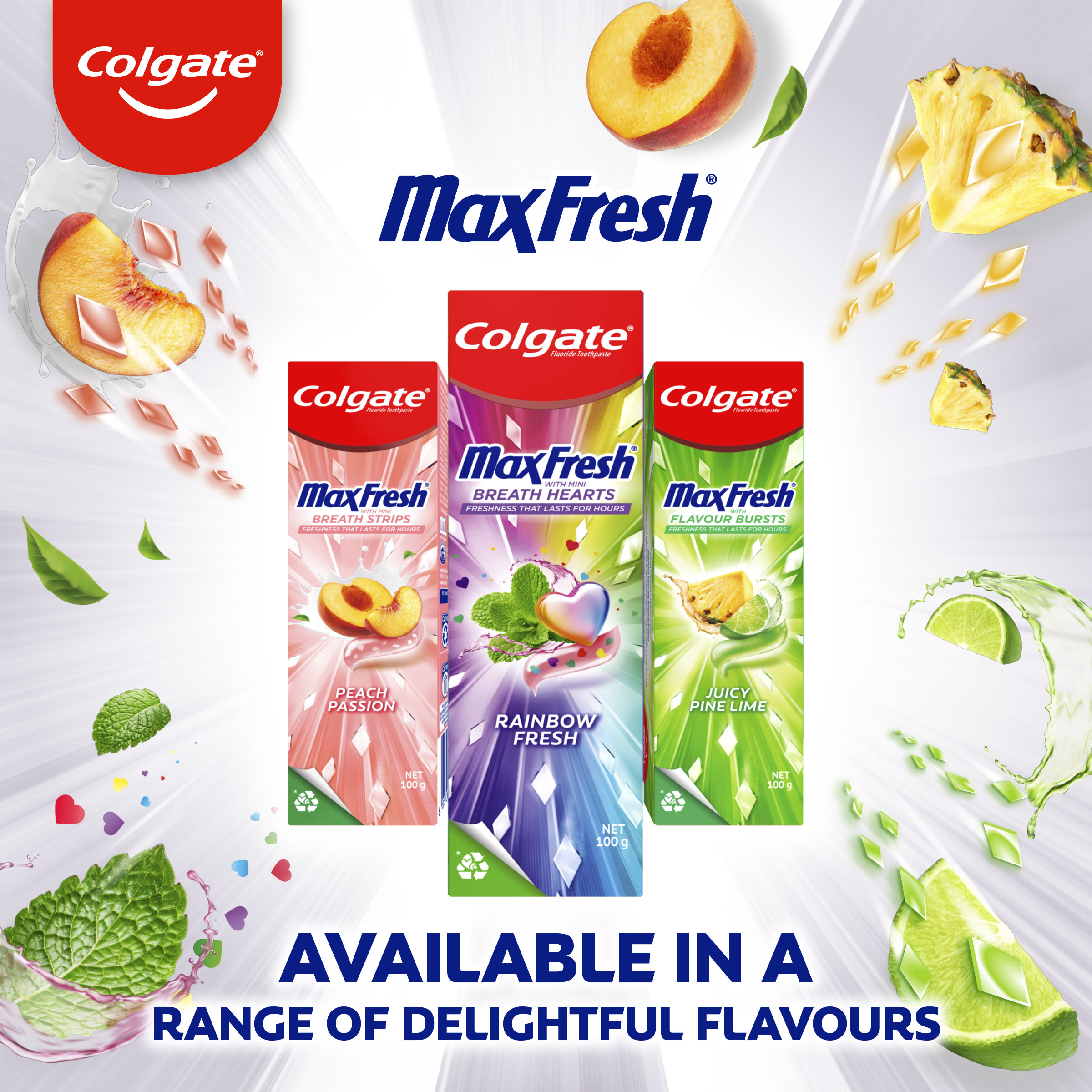 Colgate Toothpaste Max Fresh Rainbow 100g - Image 4