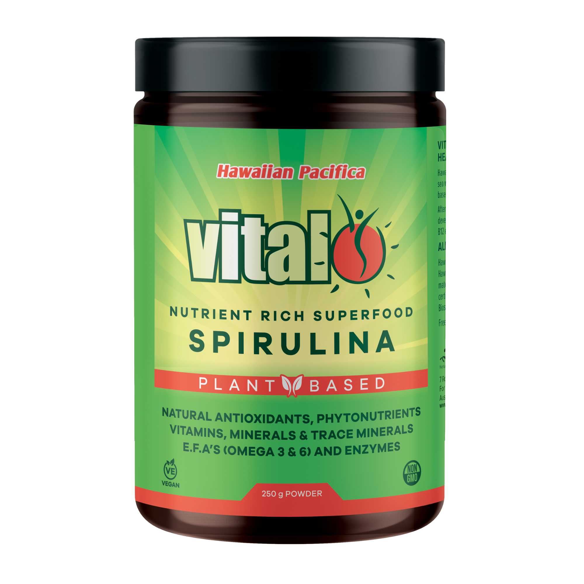 Vital Hawaiian Spirulina Powder 250g