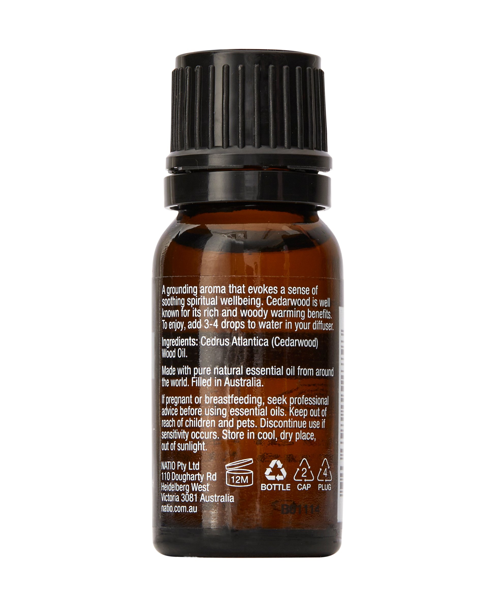 Natio Wellbeing Pure Essential Oil - Cedarwood 10ml - Image 2
