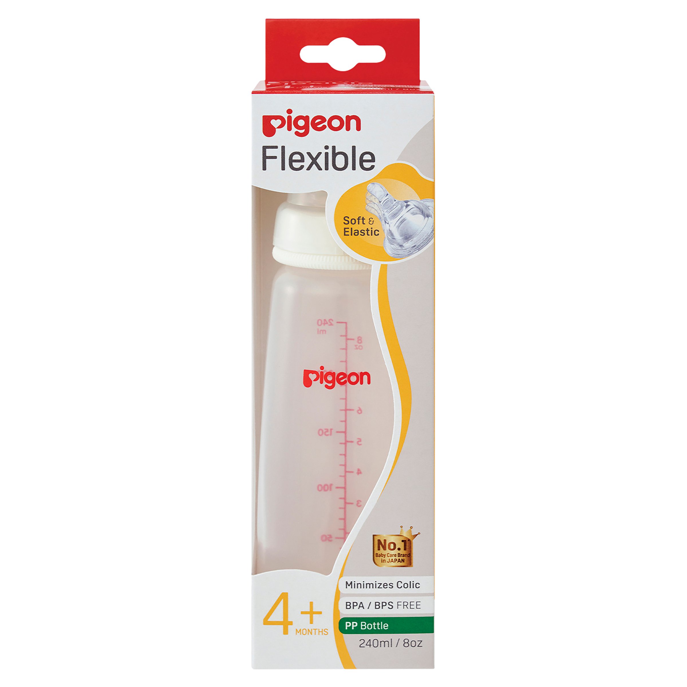 Pigeon Flexible Bottle PP 240ml - 1 pack - Image 1